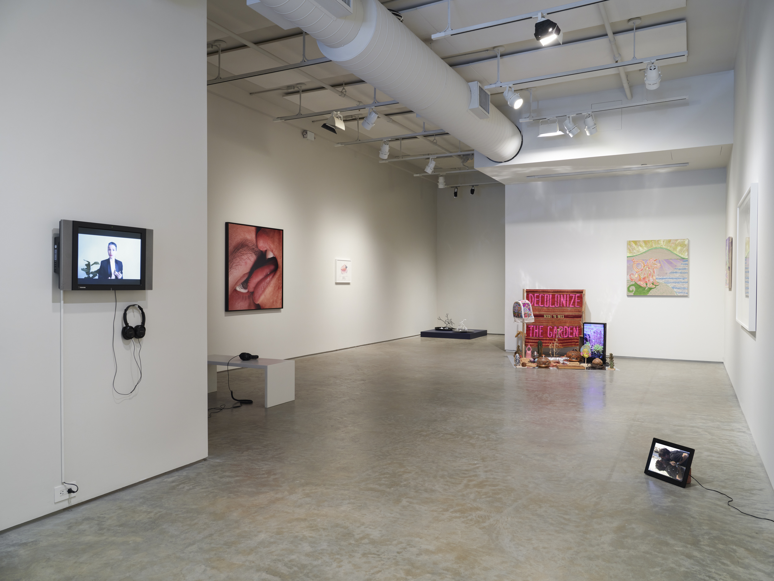 Installation view of "Common Sentience," curated by Regine Basha. Photo by Flaneurshan.studio