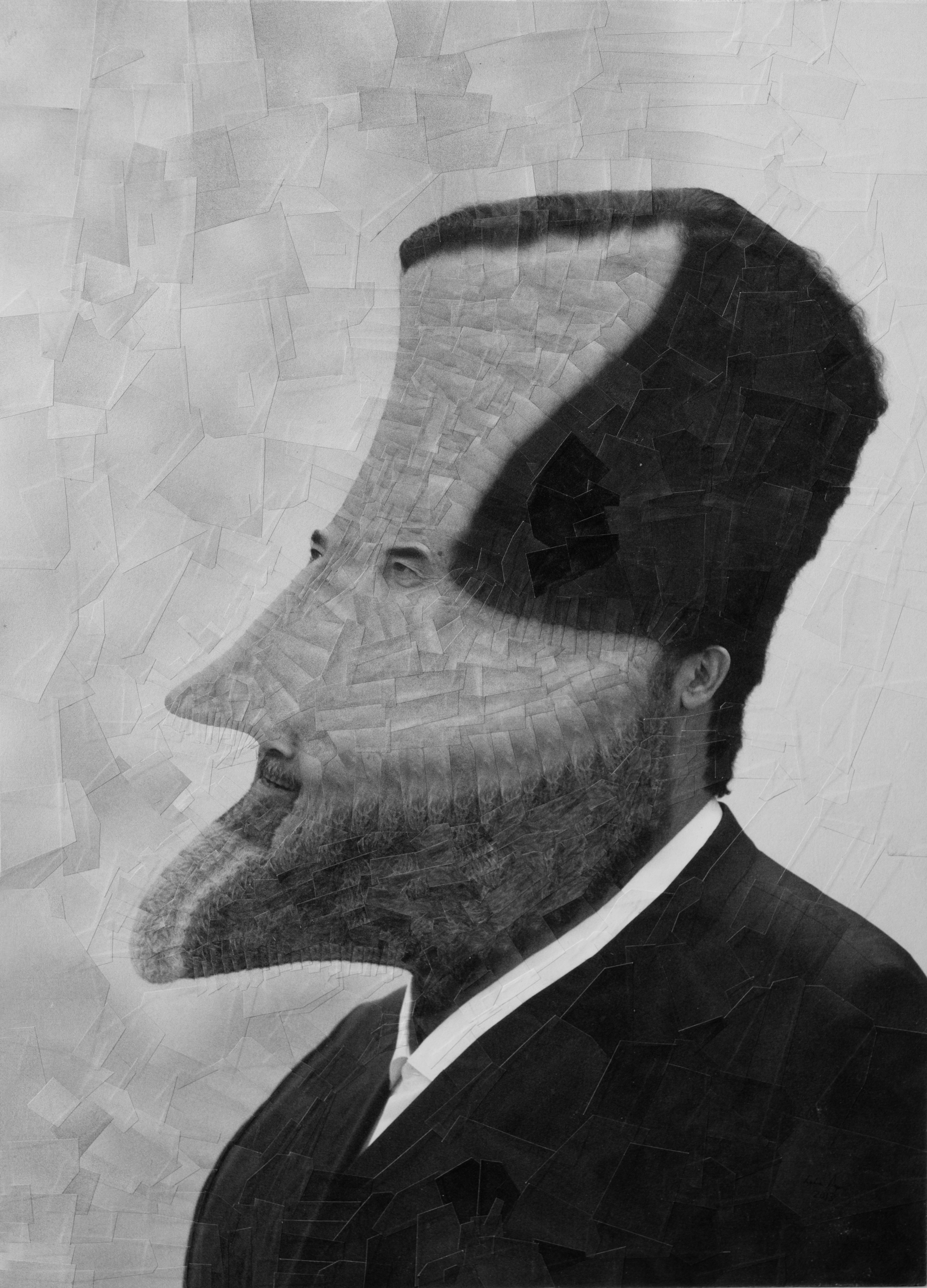 Saddam, 2013, 11.6 x 16.5 inches