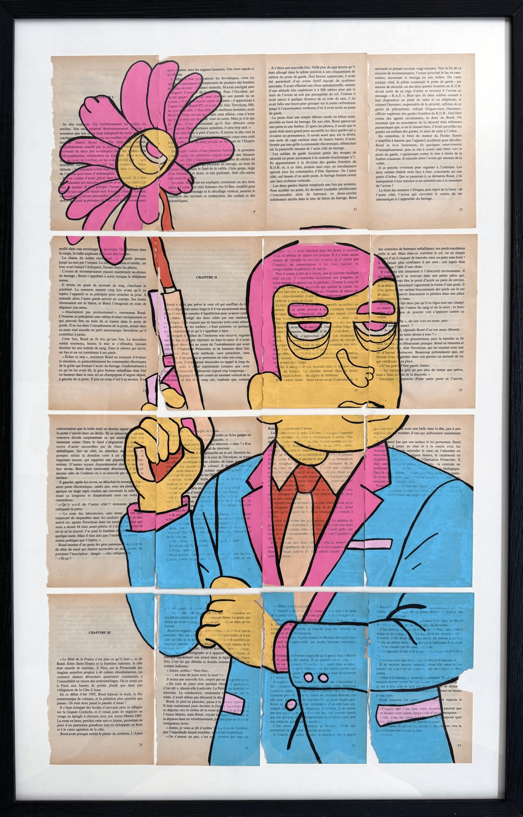 Agent 444, Acrylics on paper, 54x85cm, 2025.