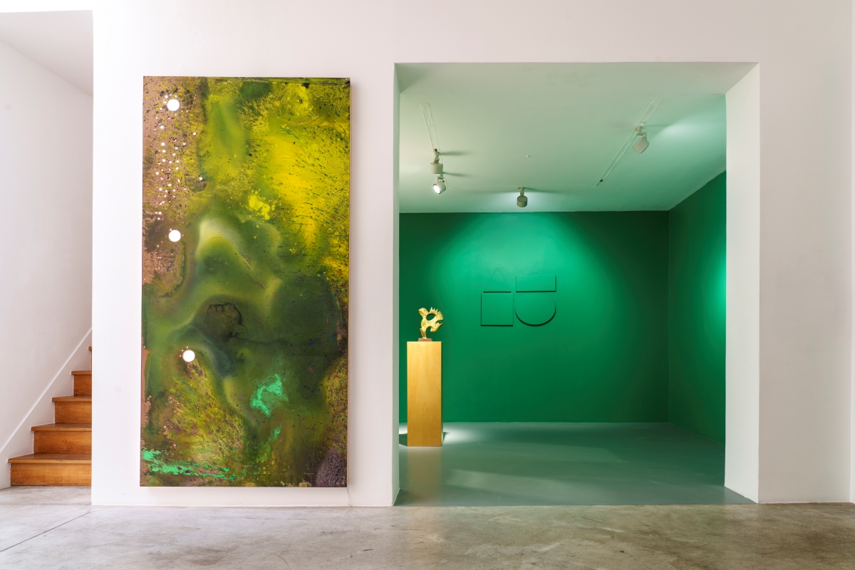 Vue de "Green is the color" à la Galerie Michel Rein, Paris, 2024