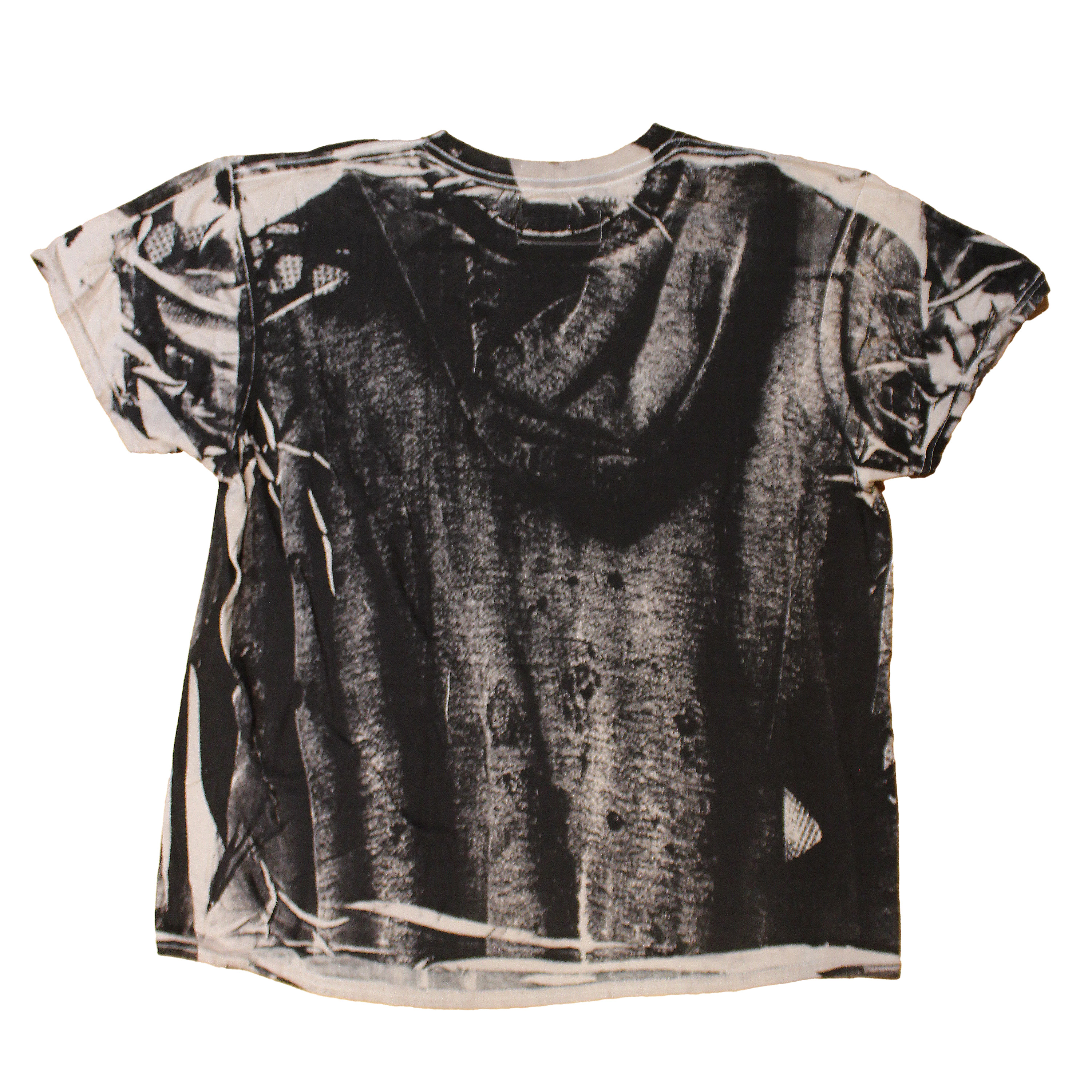 reclaimed vintage tee allover printed with textile dye. 