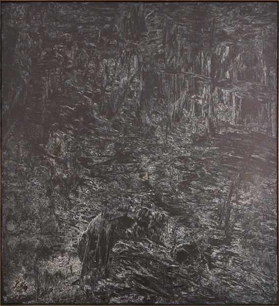 Untitled (Black painting), 201580 X 70 cm, acrylic on canvas