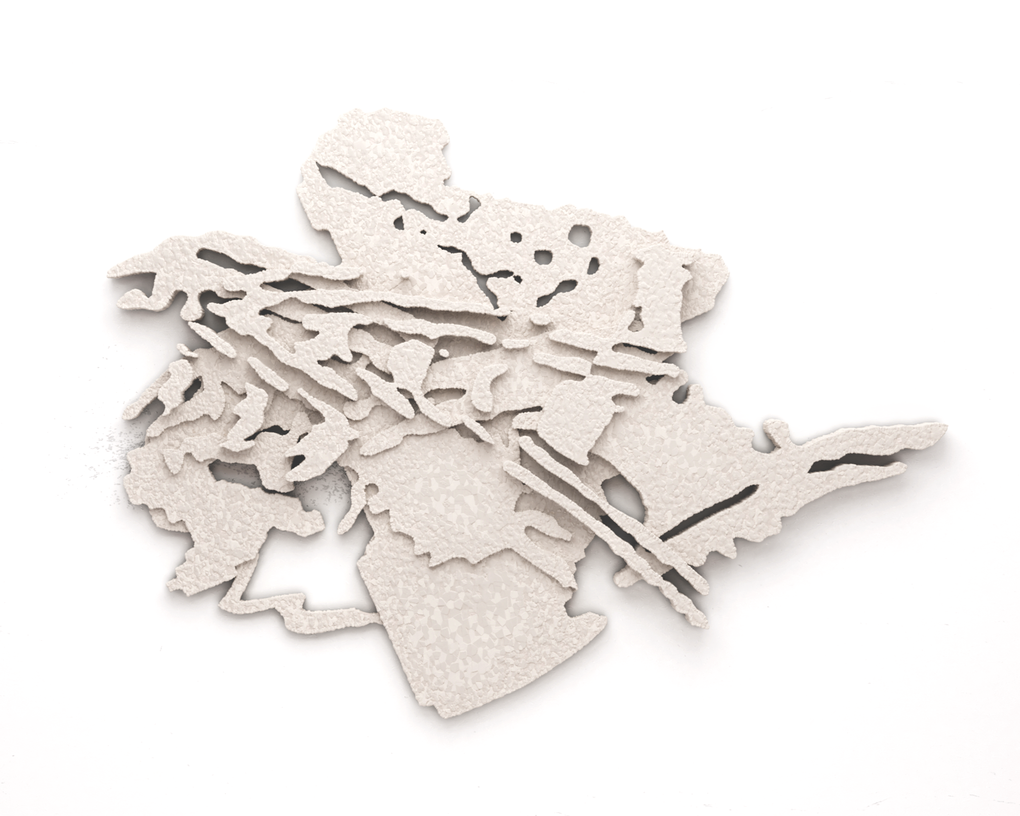 Jordan Halsall, Free your body (raw power), 2021, Epoxy finished thermoplastic, masa harina, whey protein isolate, calcium, potassium citrate, choline bitartrate, synthetic polymer, 28 x 31.5 x 3 cm