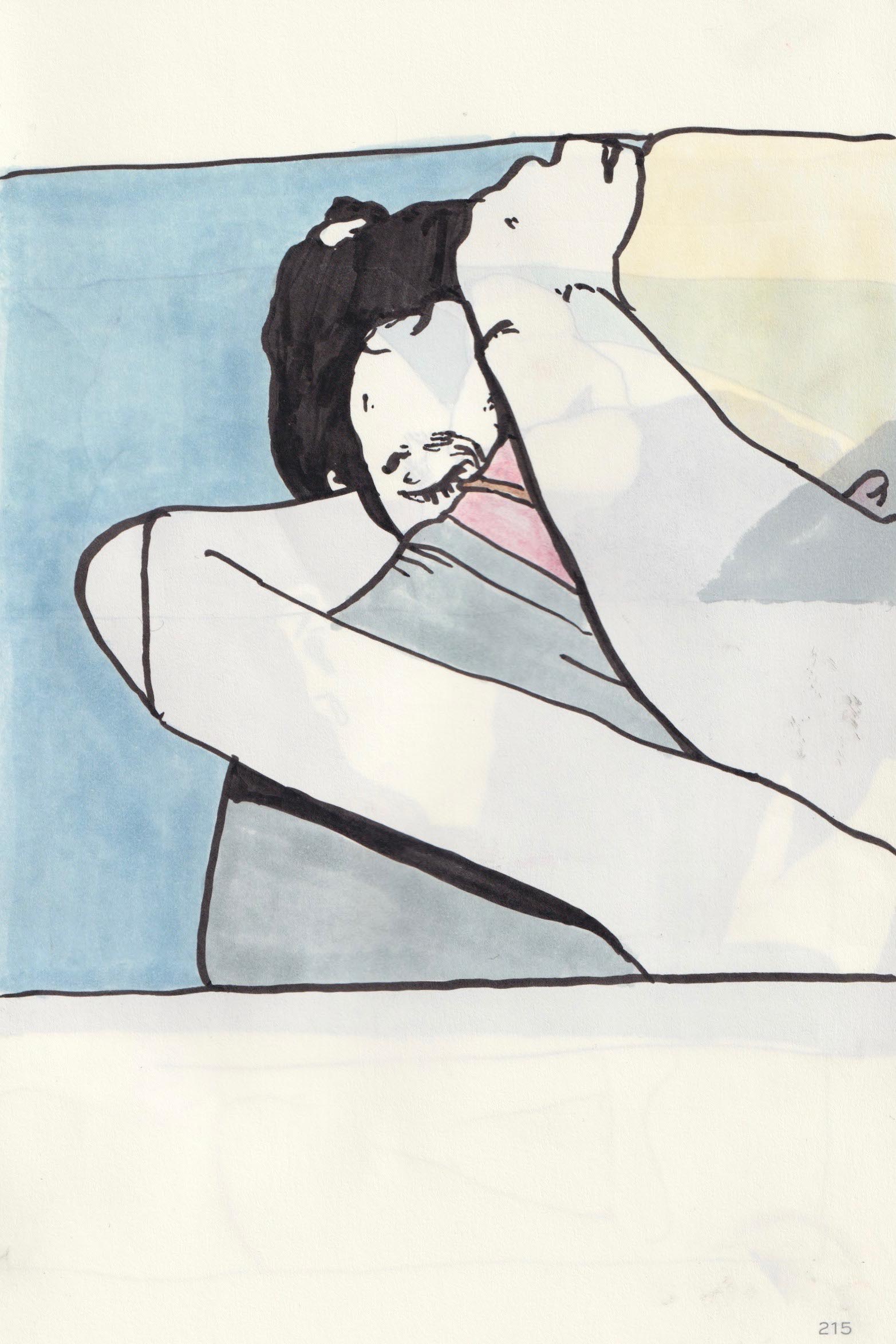 Untitled 56, 14.5x21cm, mixed media