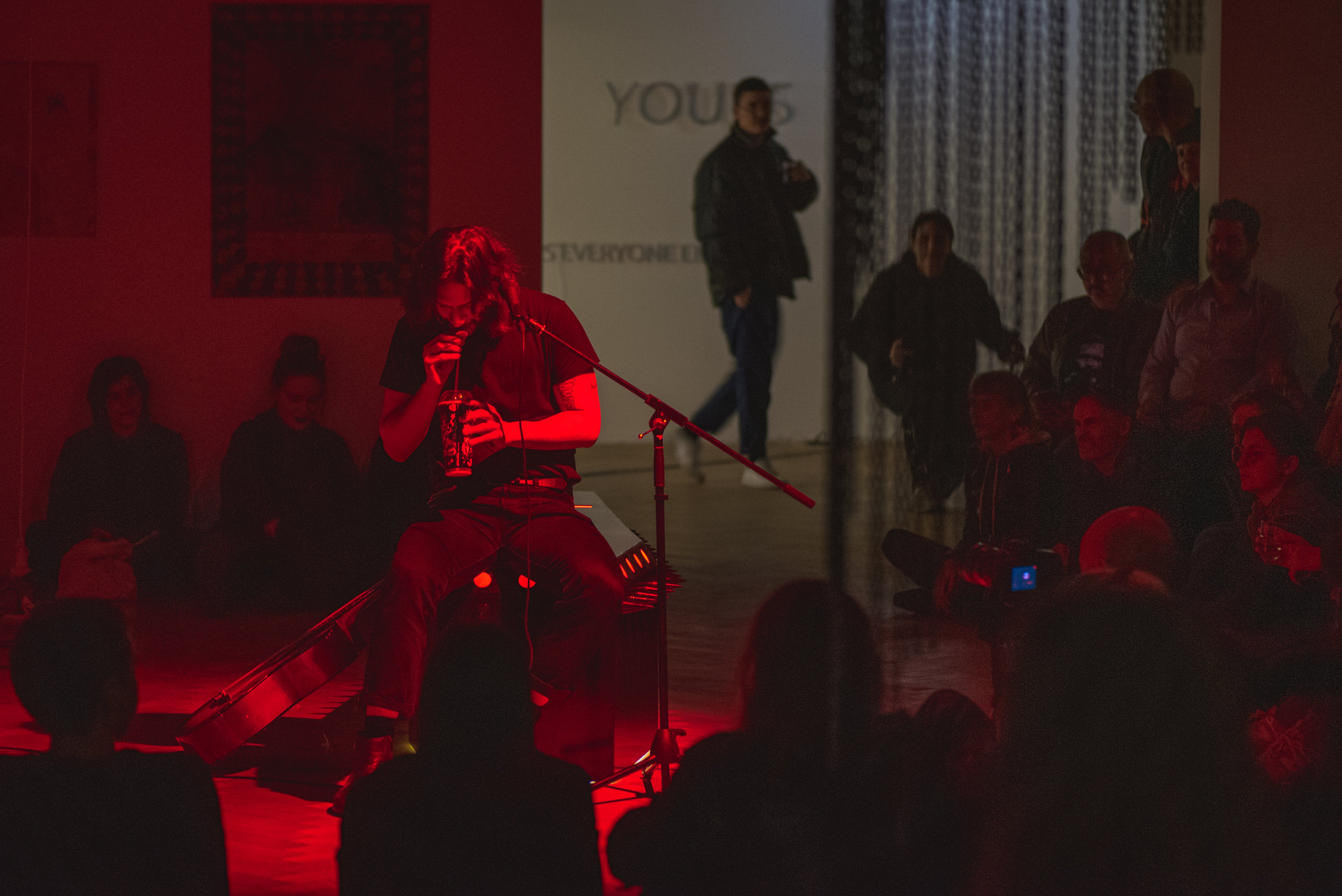'Once More, With Diversity Feeling', live performance. Image courtesy of Keelan O'Hehir and Liquid Architecture.