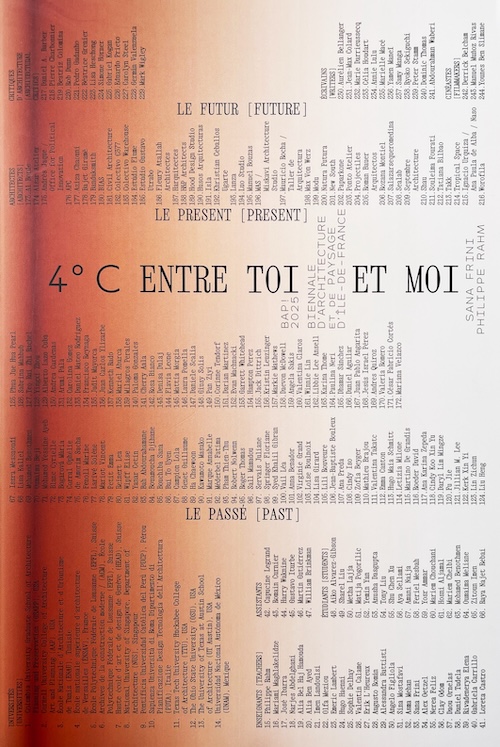 4°C Entre Toi et Moi | Biennale d’Architecture et de Paysage d’Île de France (2025)