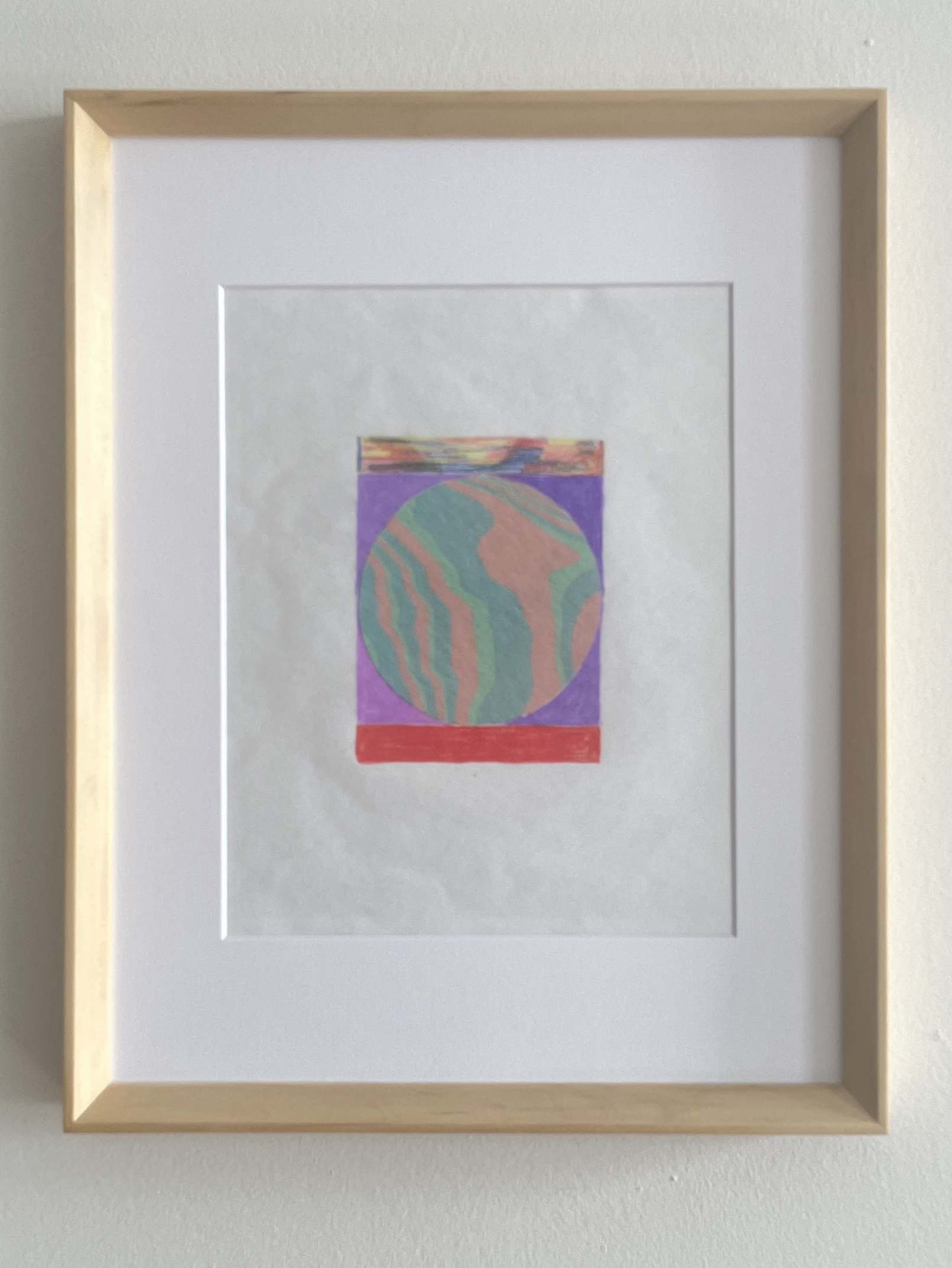 Untitled, collage on paper, 8" x 10," 2023