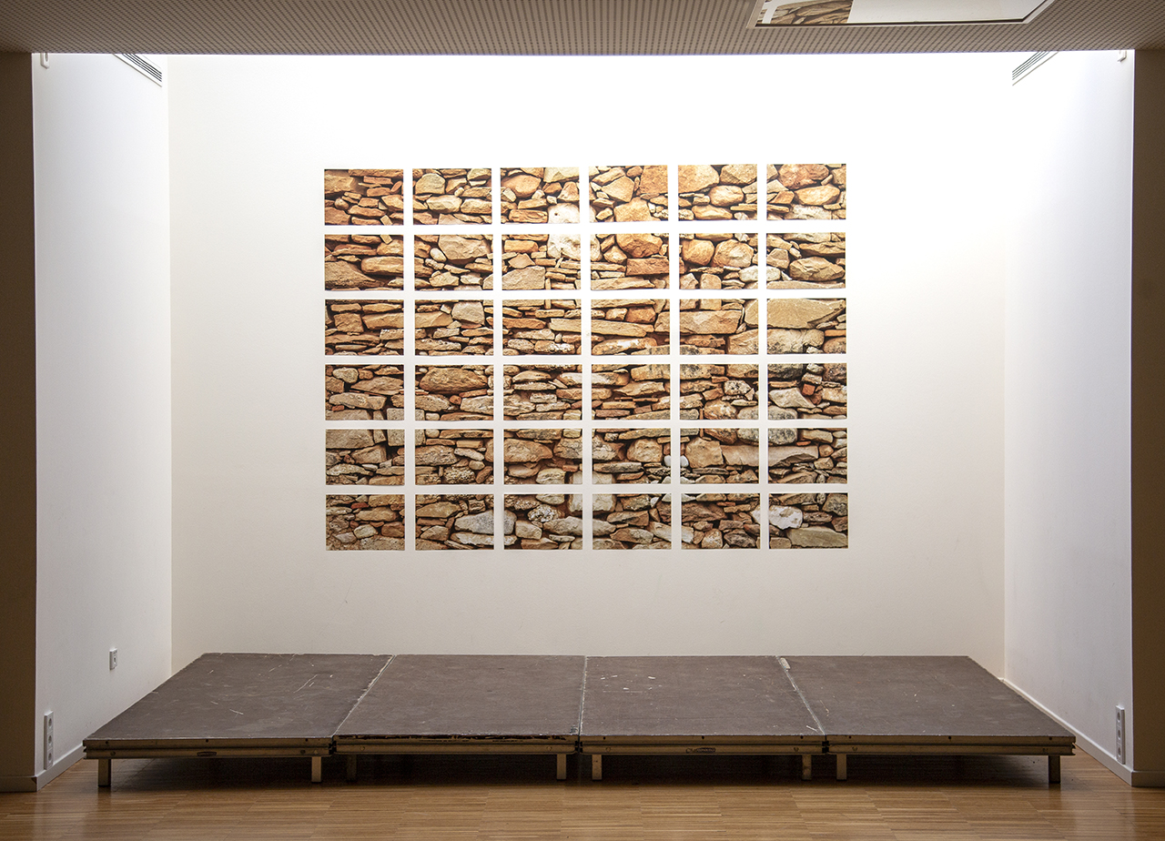 Instal&middot;laci&oacute; 1. 36 pedres. Pedra seca &copy; Albert Carreras, 2025