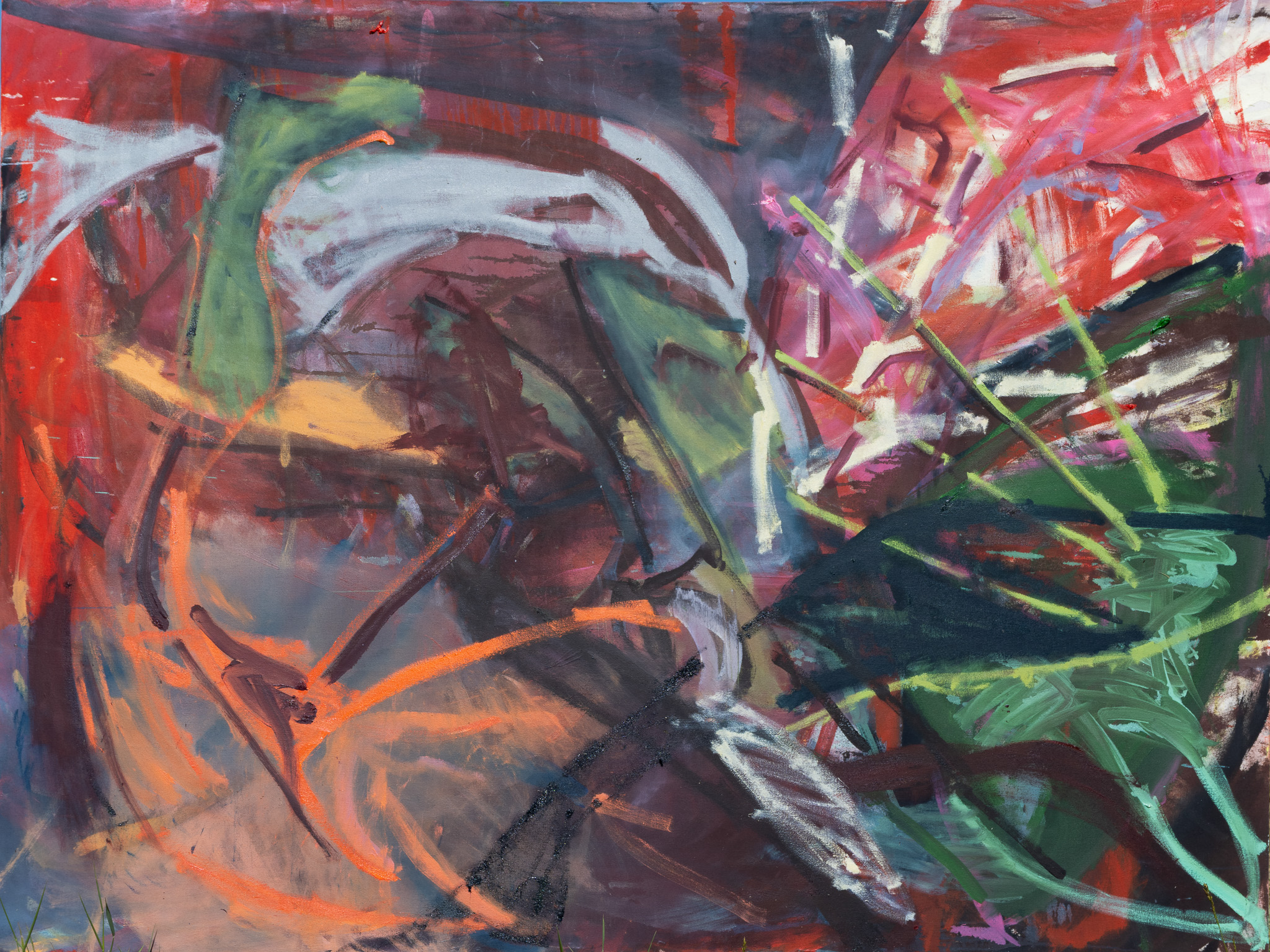 'failures, insecurities, the ever beating drum of hope' 2025, oil on canvas, 2025