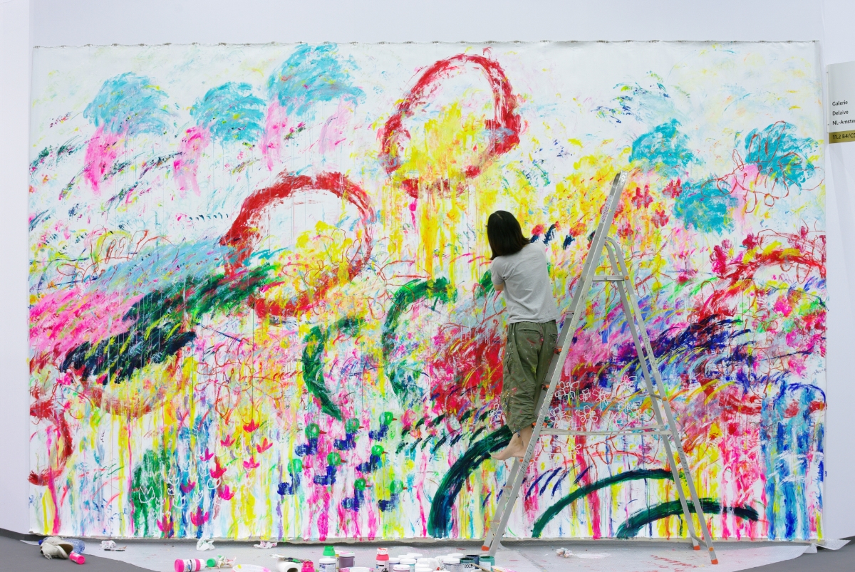 Live painting at Art Cologne 2011