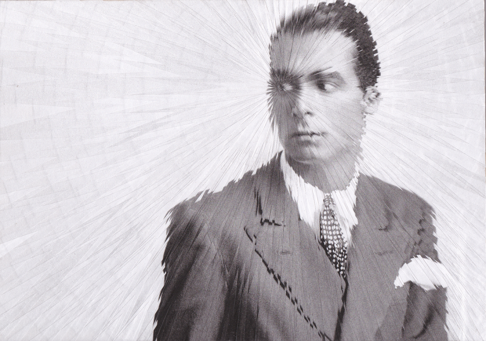 Exploded Cristobal Balenciaga, 2013, 11.6 x 8.2 inches