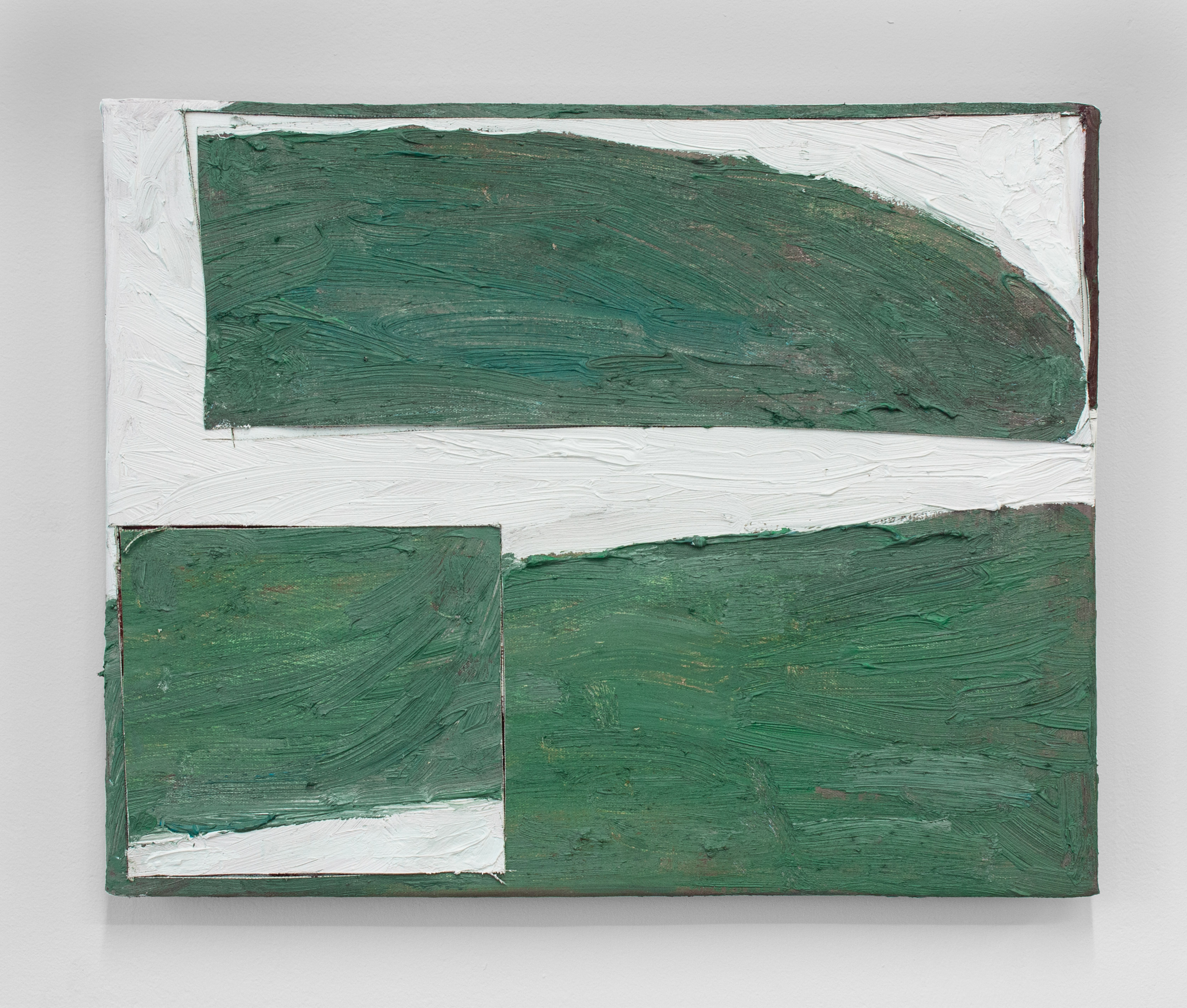 Shared fields, 2024  Oil on canvas  31 x 45 cm