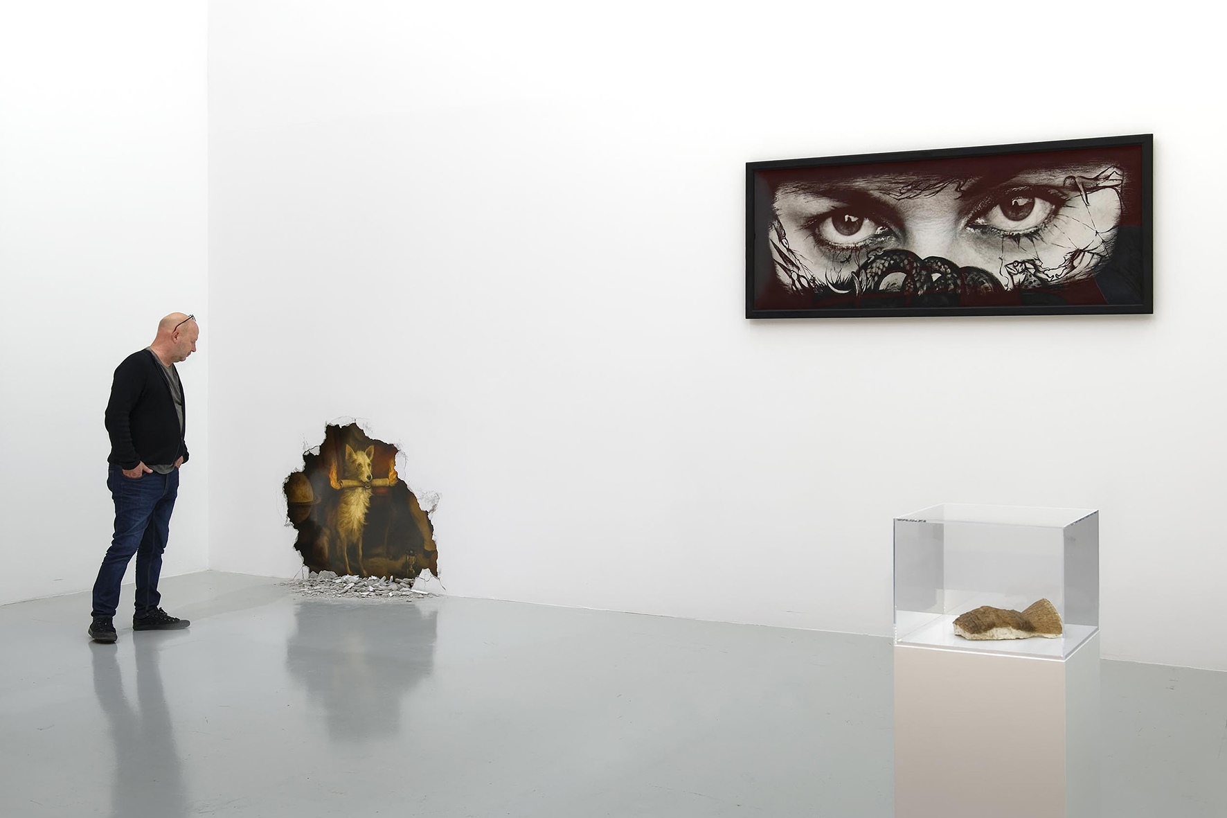 Fausts Wächter / installation / 130 x 180 cm / 2022 © Blaise Adilon