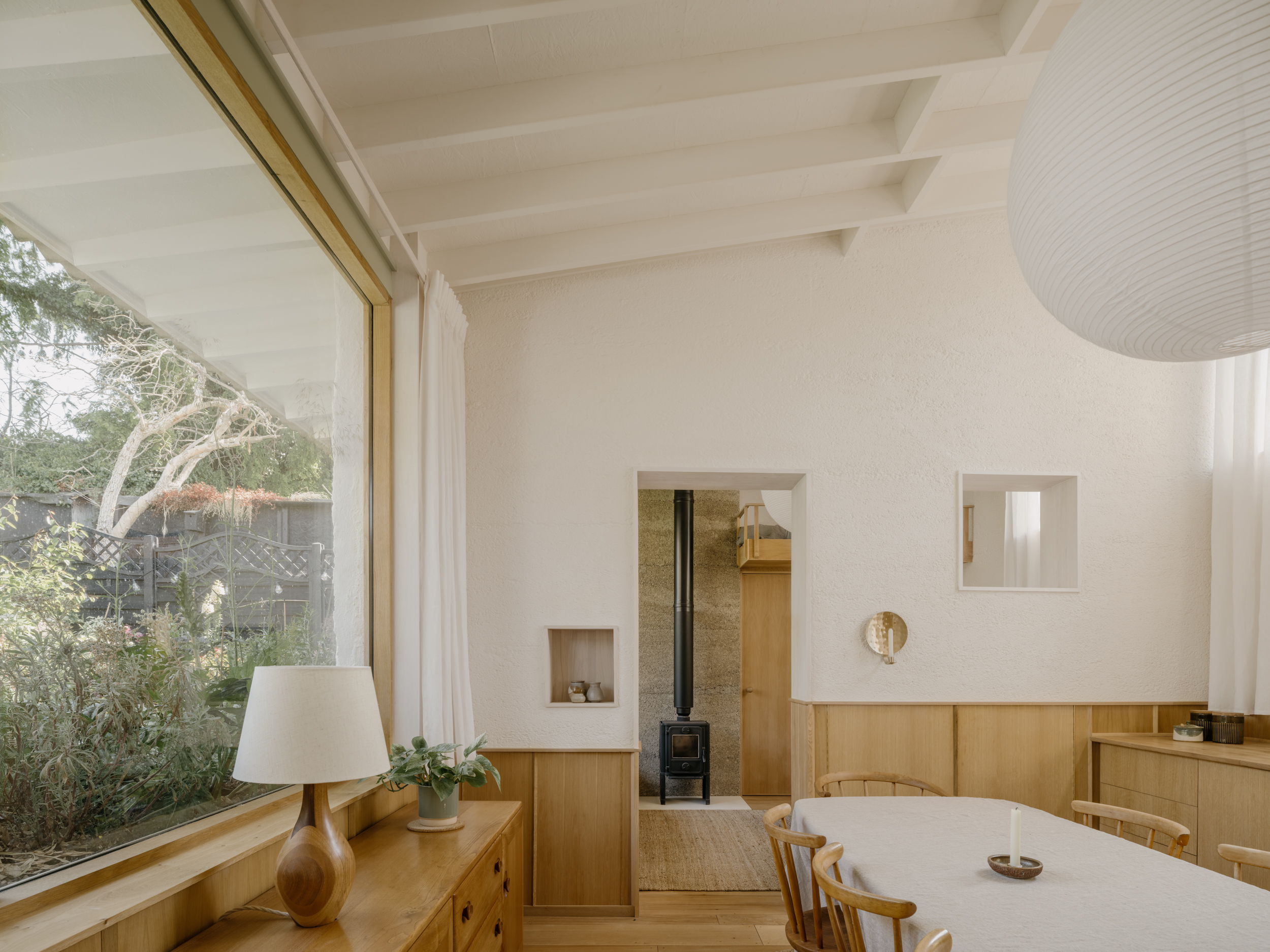 Self build hempcrete studio in London