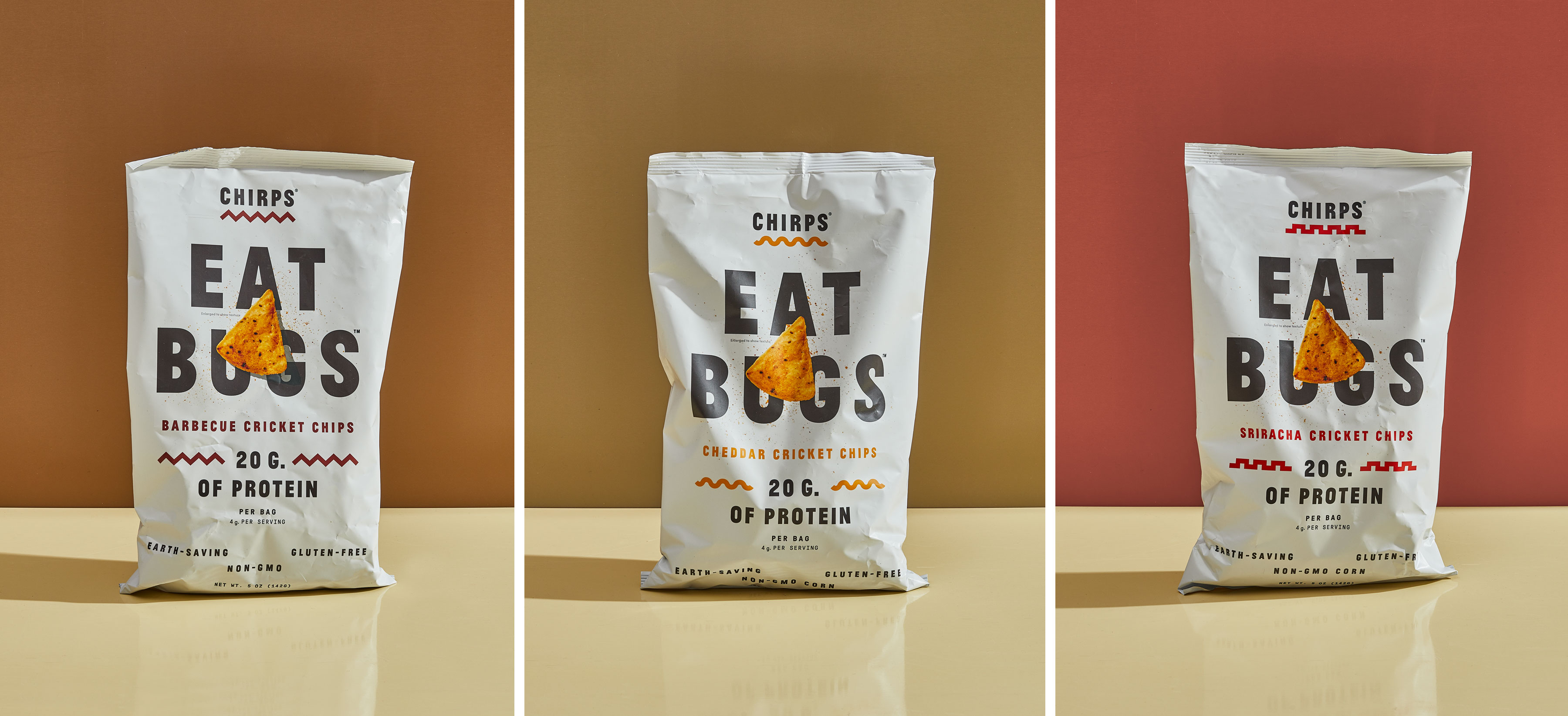 Chirps, Chips, Design, Packaging Design, Start Up, Cricket, Eat Bugs