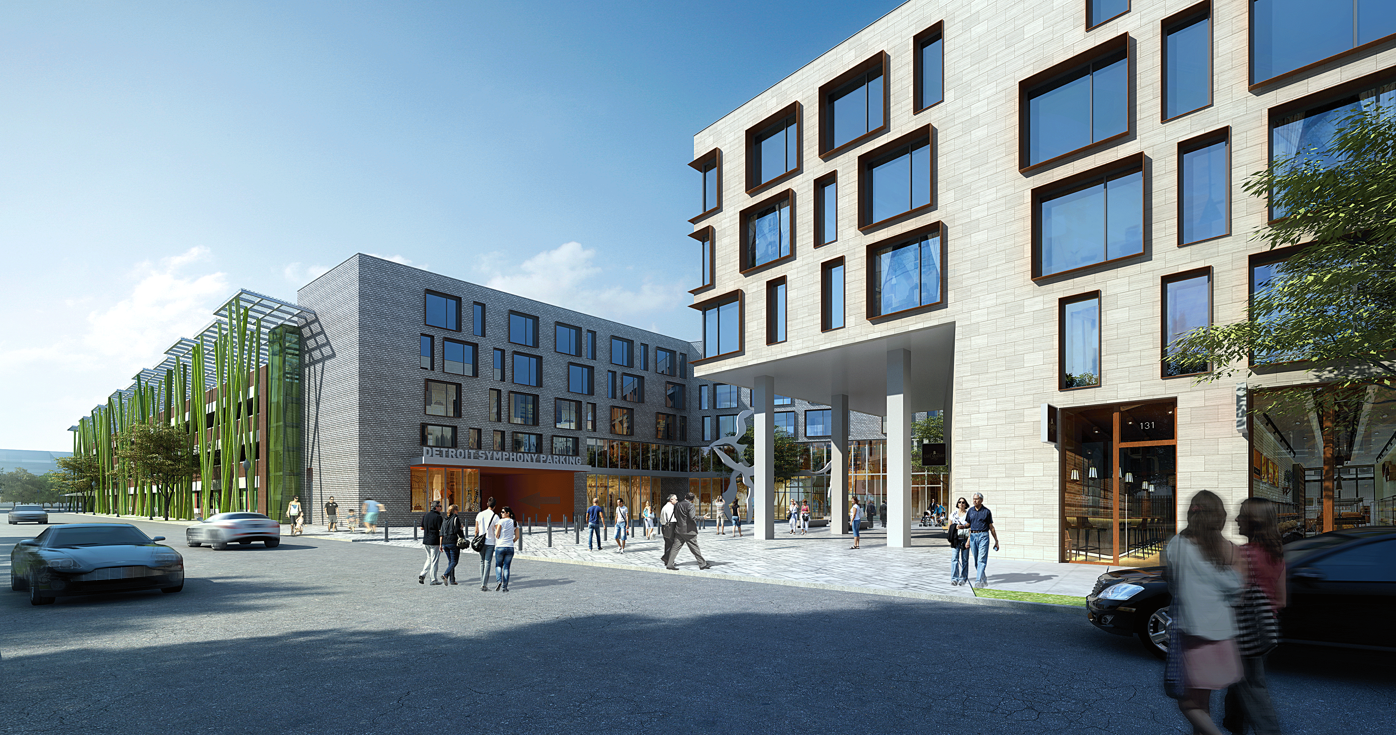 Parsons Street EntranceRendering © Hard Rock Digital Technology Co. LTD