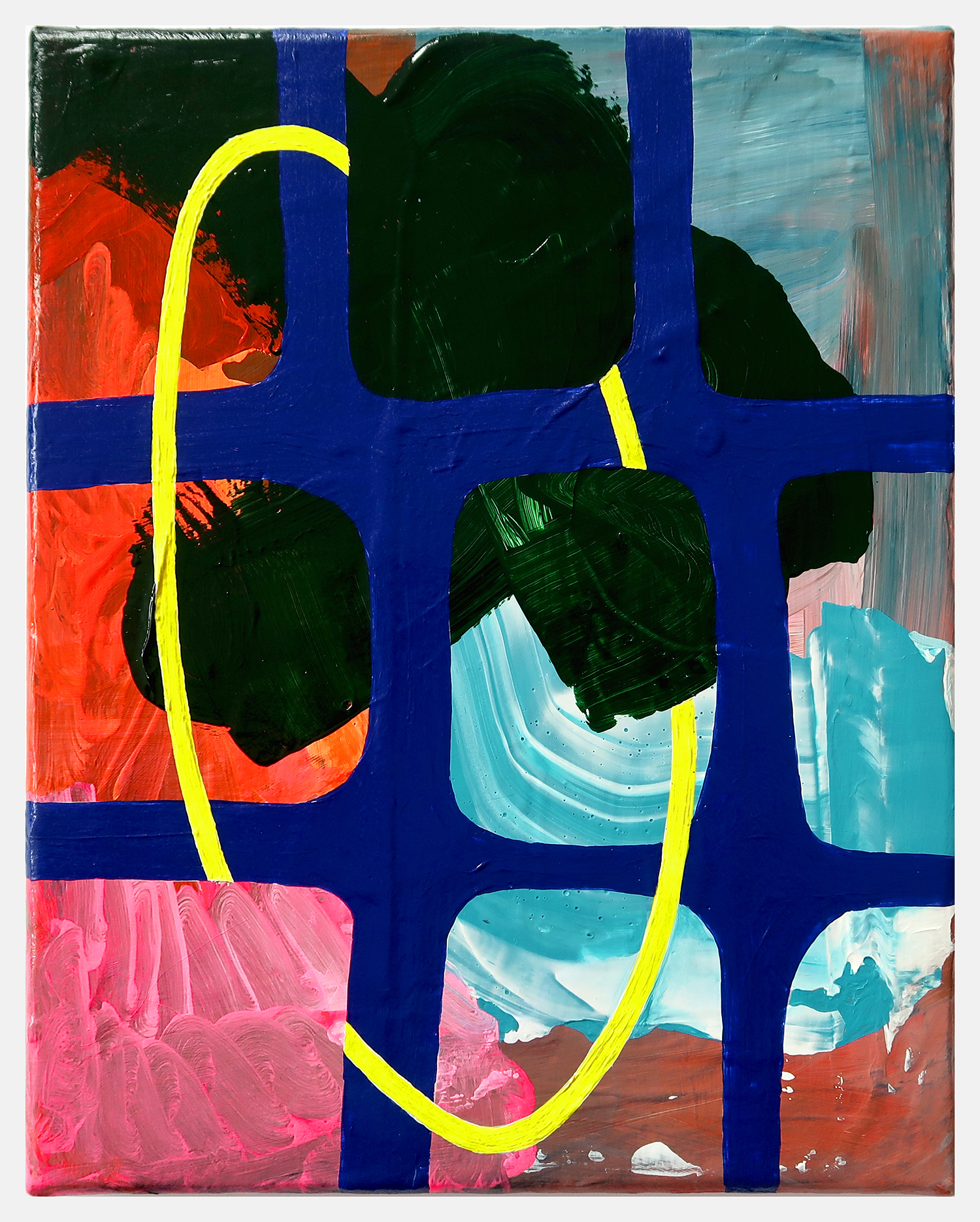 Untitled 547, 2021, Acrylic on canvas, 30x24cm