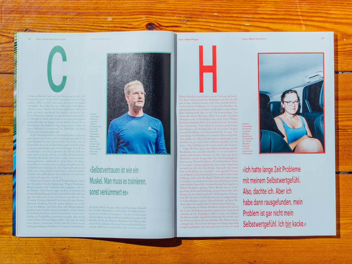 Zeit Campus / Stand Up Comedian Helene Bockhorst (rechts) / Oktober 2018