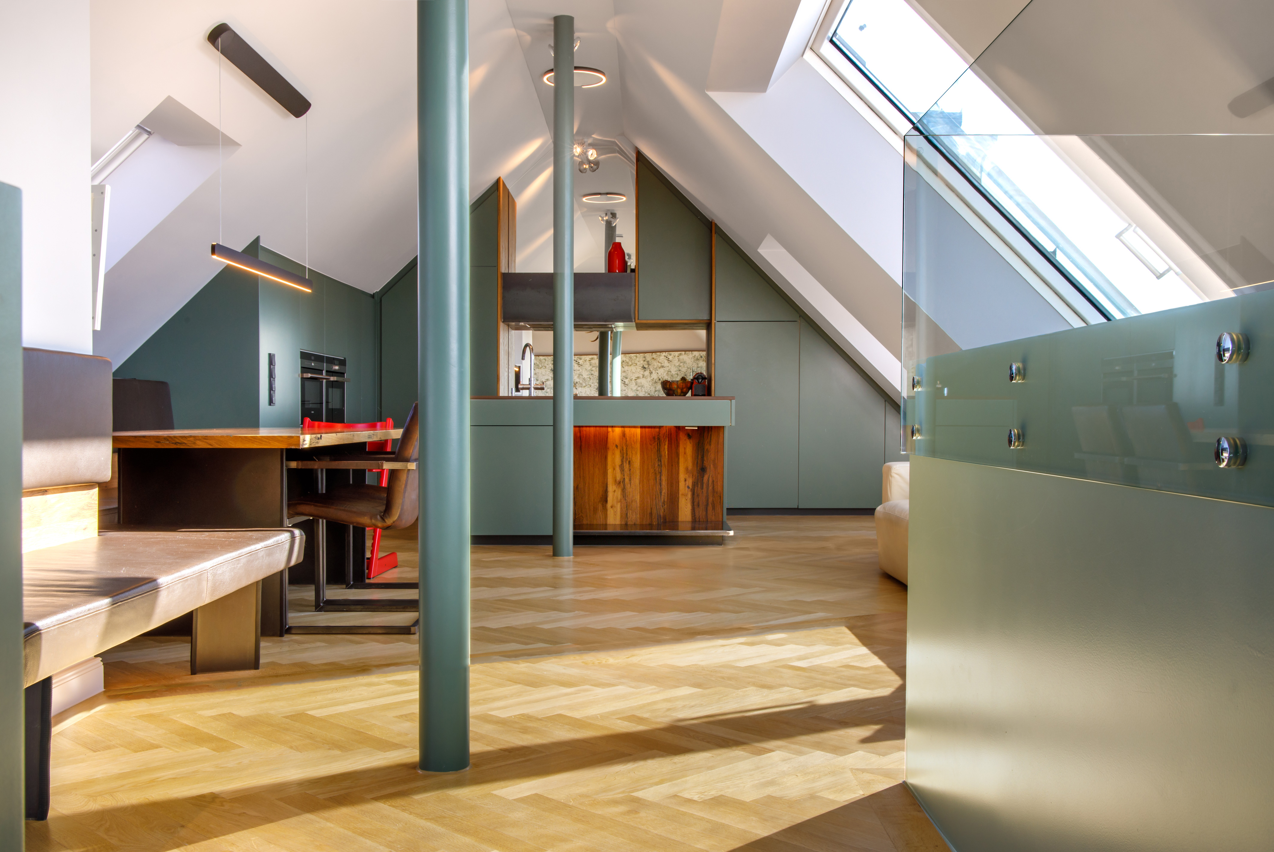 Neues Farbkonzept Küche und Essbereich