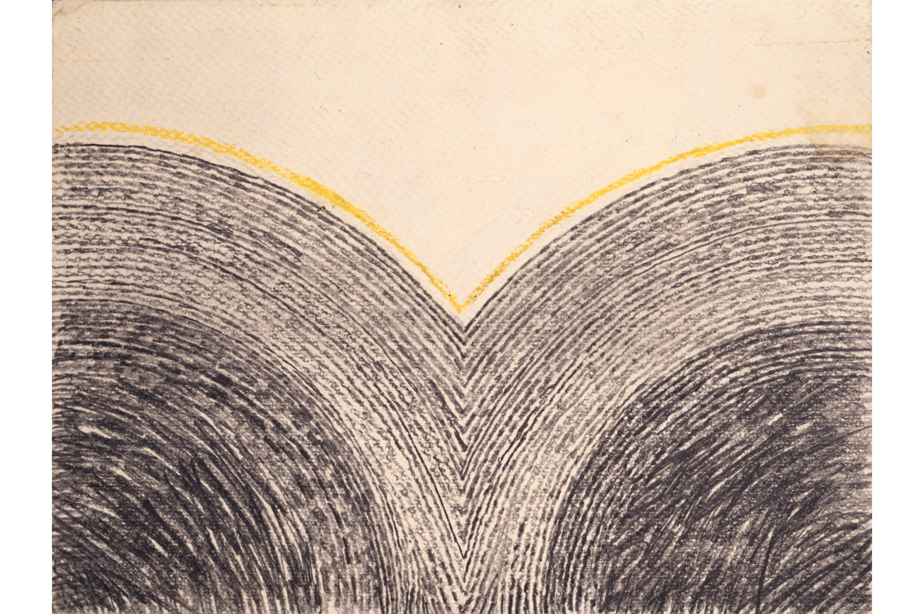 Juan DowneyDuality de la serie "Meditations", ca. 1976Grafito y lápices de colores sobre papel41.3 x 49.1 cm