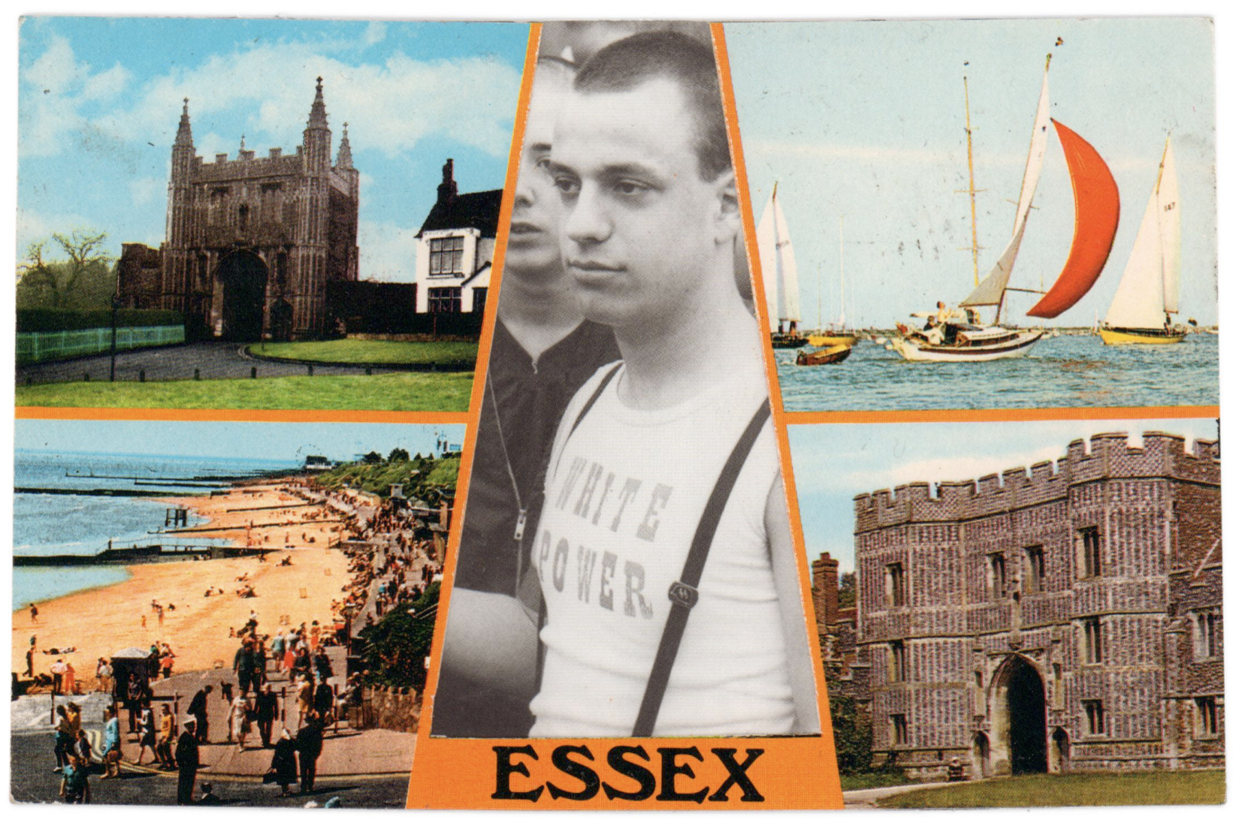 Essex, 2017, collage, 12.5 x 7.5 cm