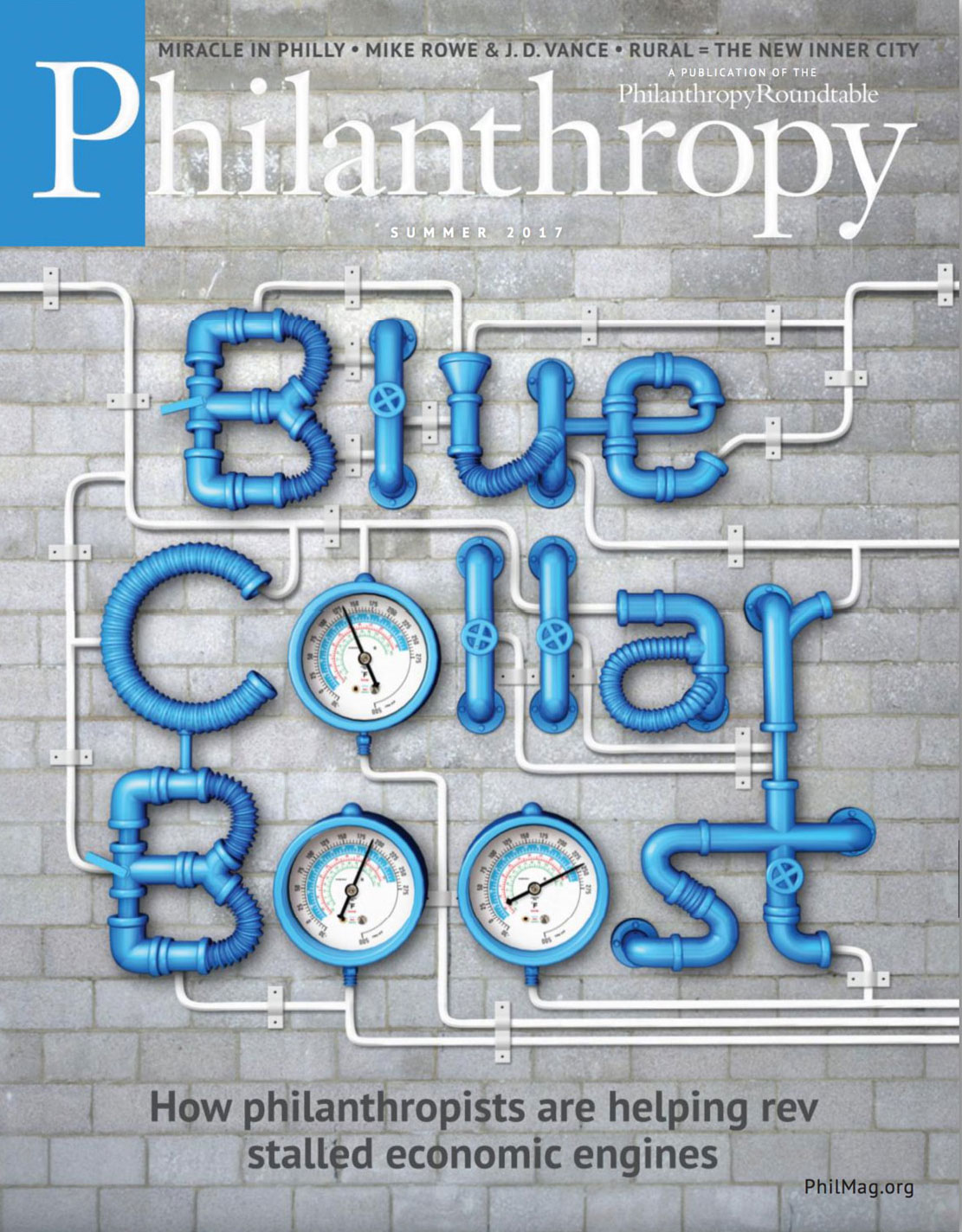 Philanthropy Magazine – Blue Collar Boost – Summer 2017