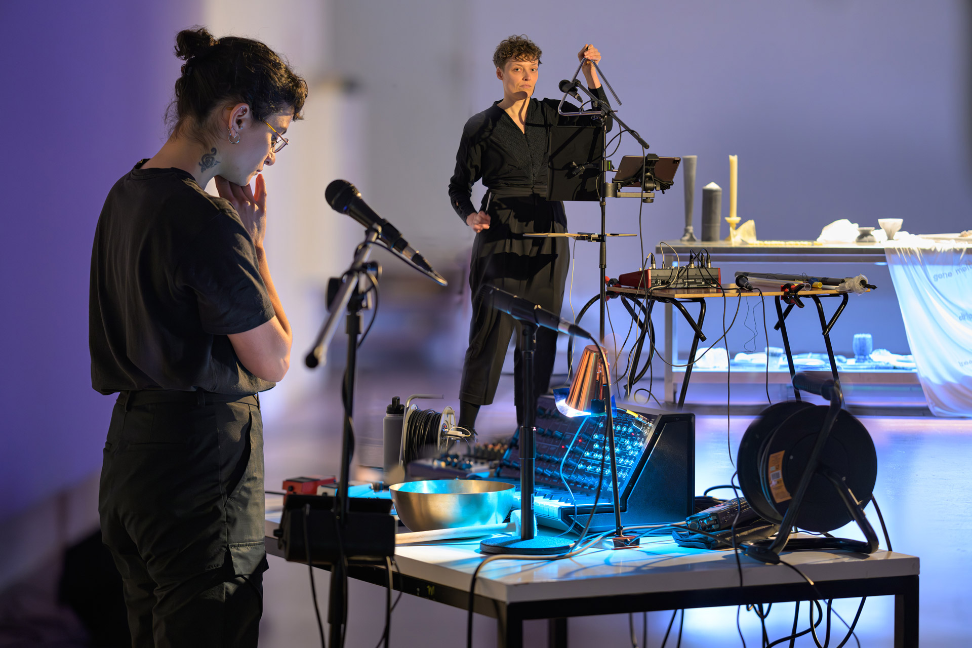 Still Life of a Laid Table with Lecithin and Voice | Brackish Collective | Photo by Pieter Kers 