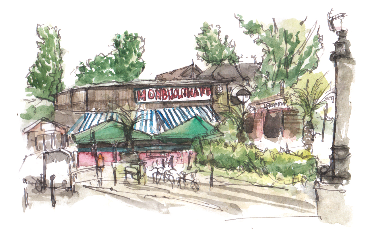 Ink and Aquarell on Paper