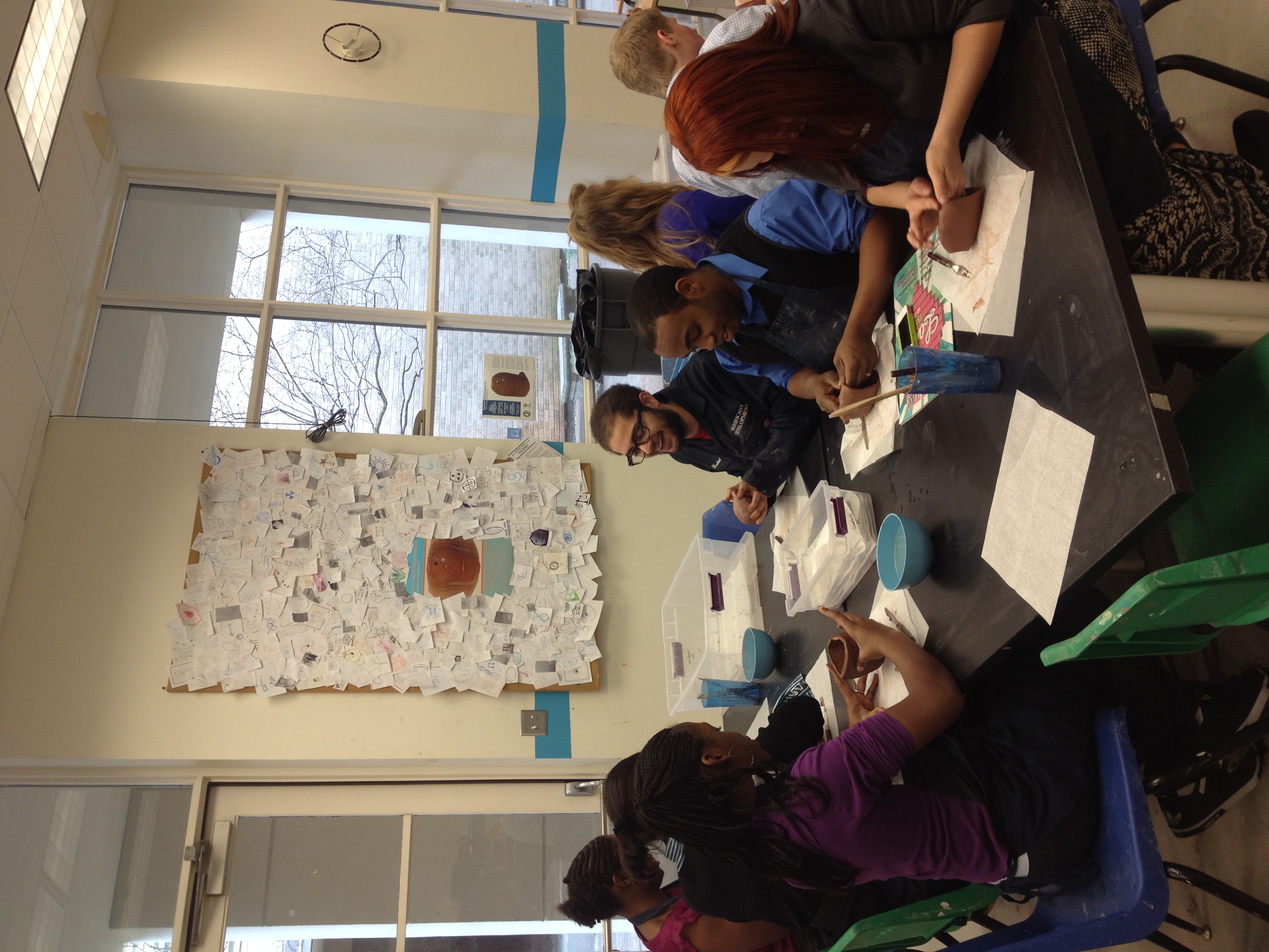 Abed Haddad hard at work facilitating