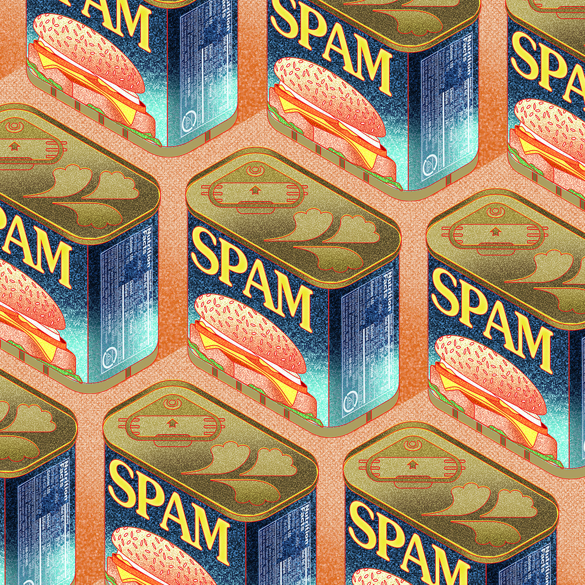 Spam Illustration, 2022