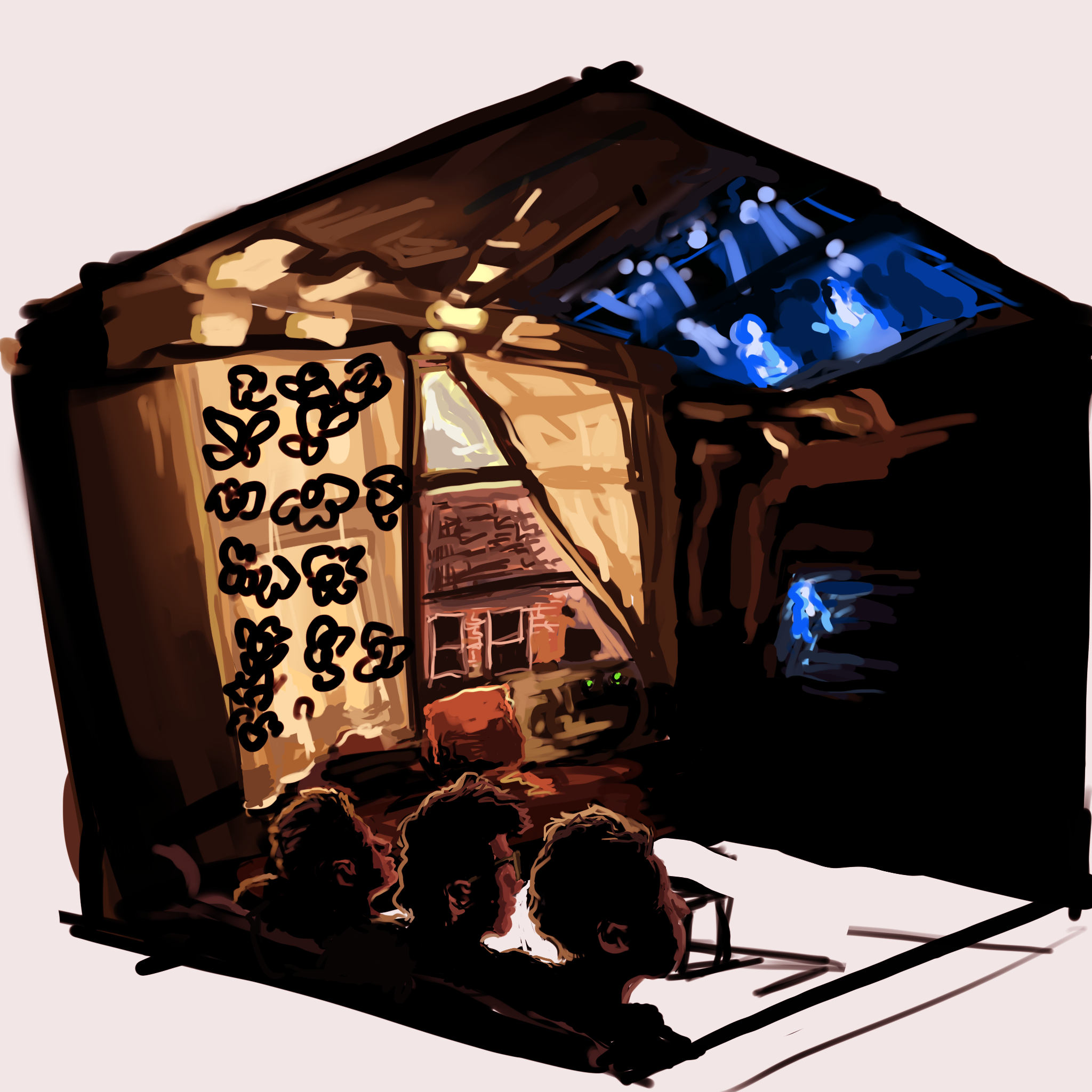 recollection of a summer in queens // procreate 2021