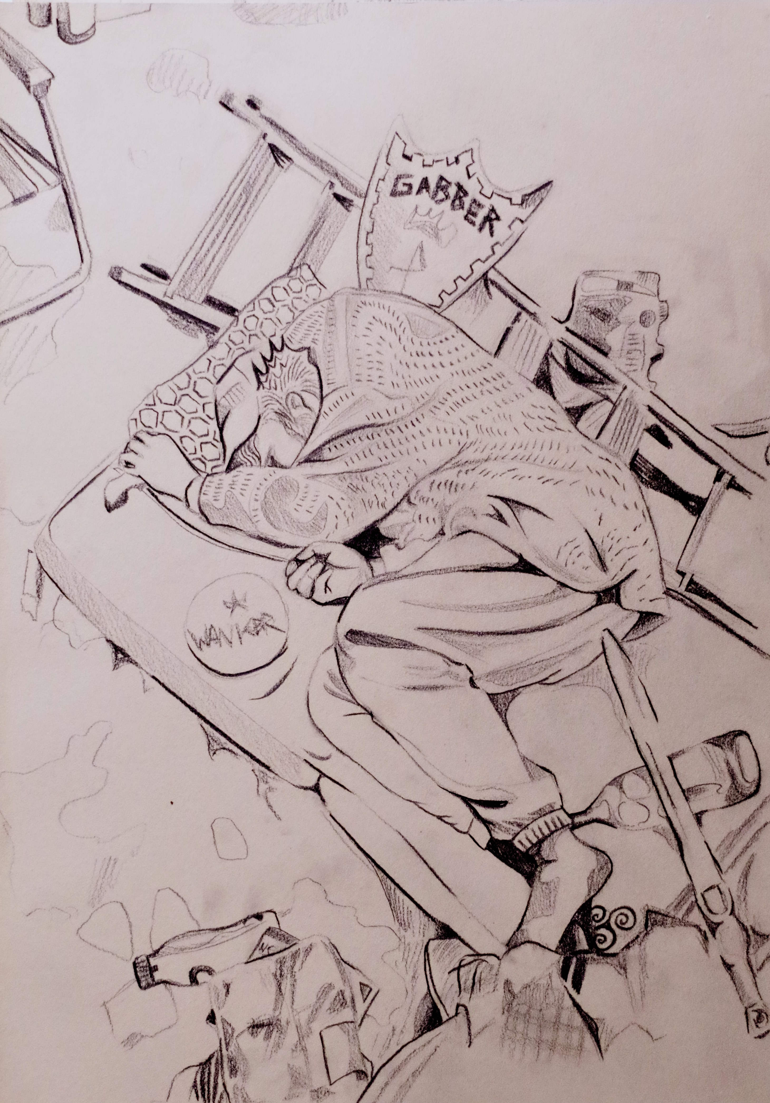 Gabber Wanker - Pencil