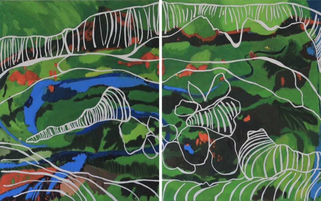 Pique nique, 2020, 92x150cm