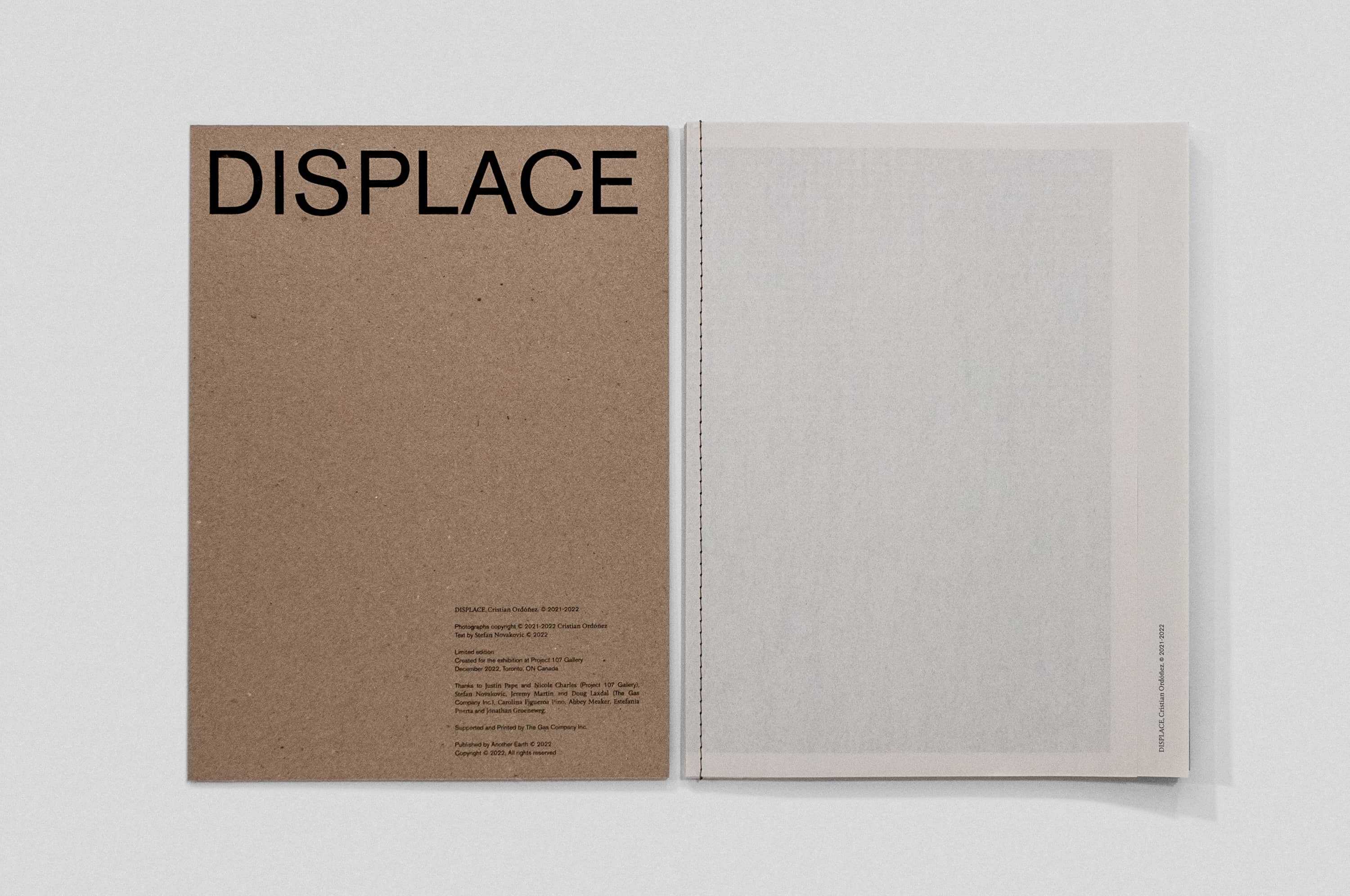 Work by Cristian Ordóñez. Displace ©2022-23