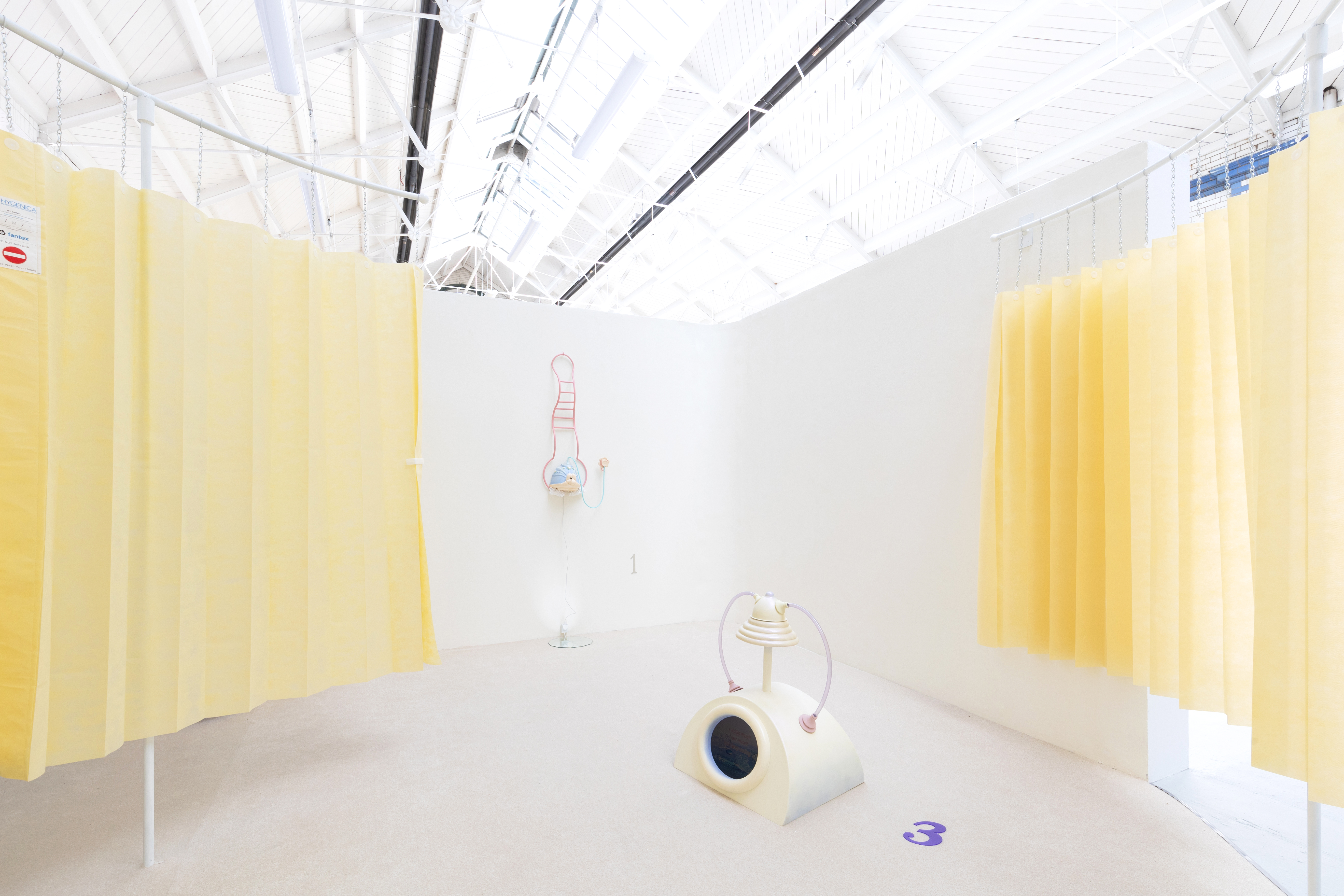 Goldsmiths MFA degree show 2023 installation.