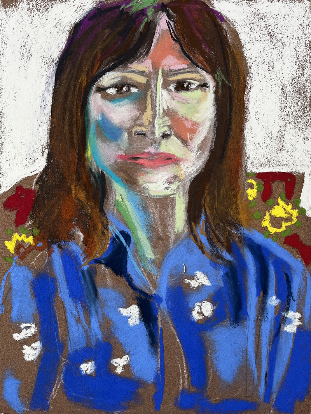 Mireia 1, 2024Pastel on paper15 3/4 x 11 4/5 in.40 x 30 cm