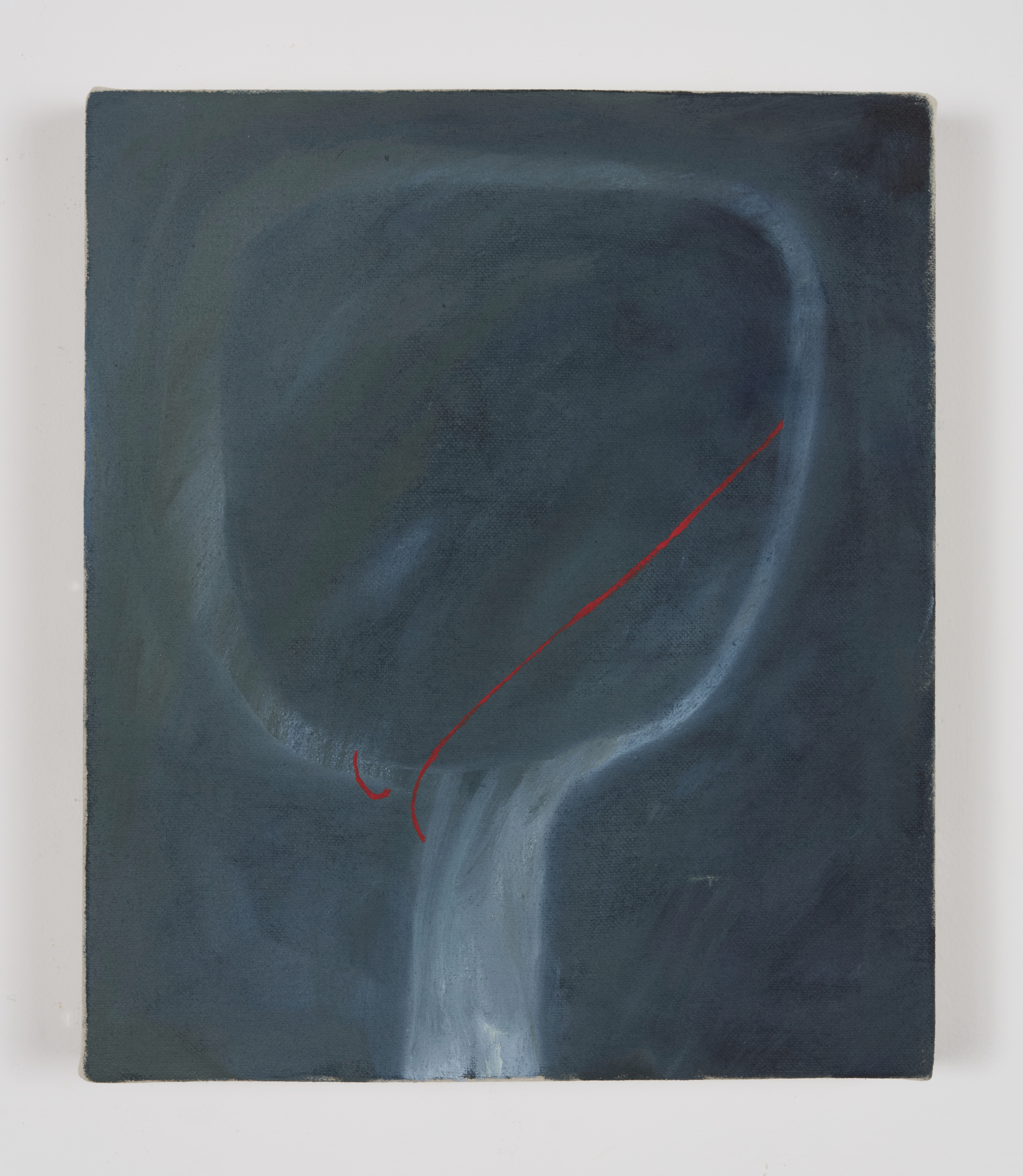 Net #3, 2024, Oil paint on canvas, 9”x10”.