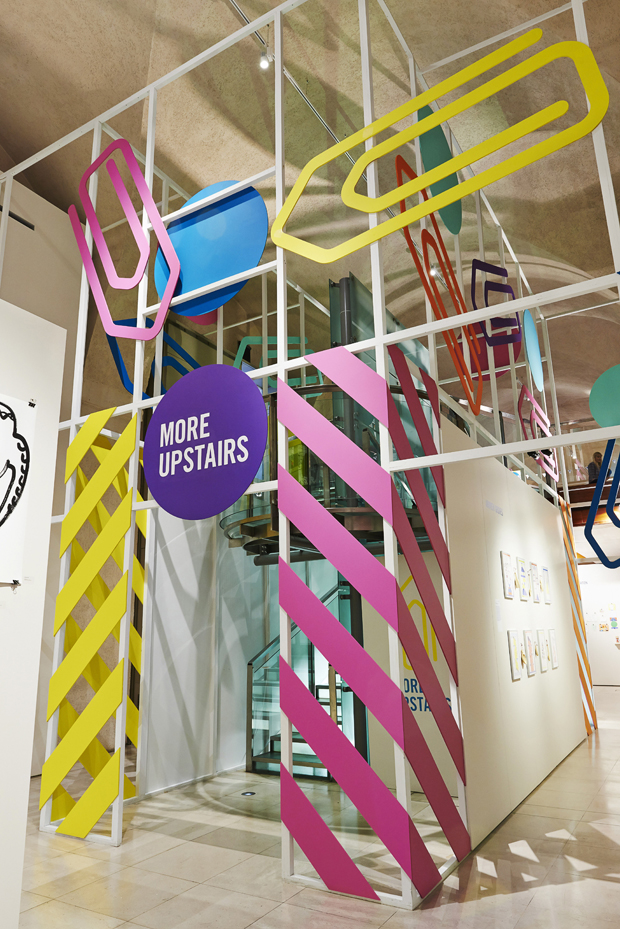 Pick Me Up Graphics Arts Festival, Somerset House. Collaboration with Studio EMMI on visual identity  - Photography Jess Bonham