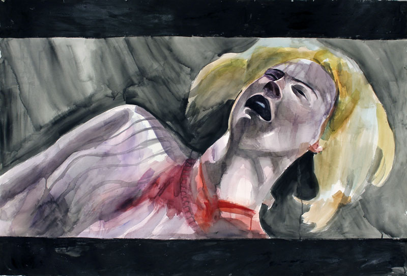 scream 2 / watercolor on paper / 2012