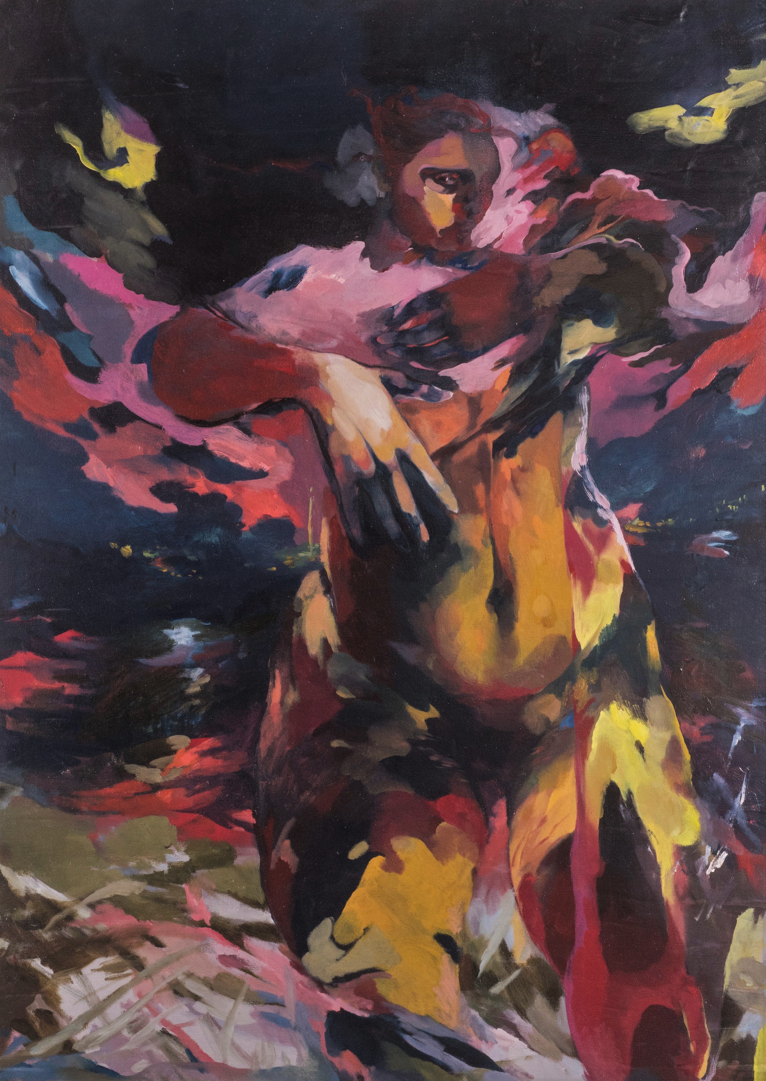 No-Land, 40" x 56", 2018.