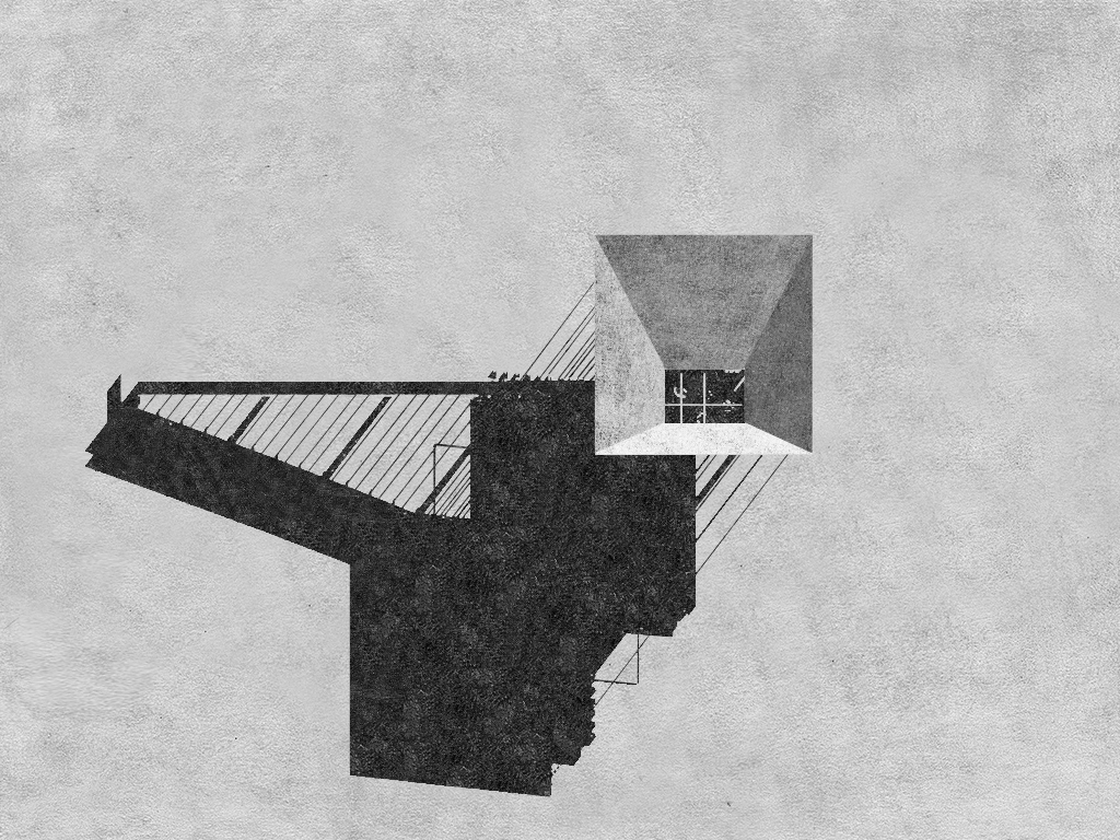 Bathhouse versus shadow space light/shadow changes the geometry of a space