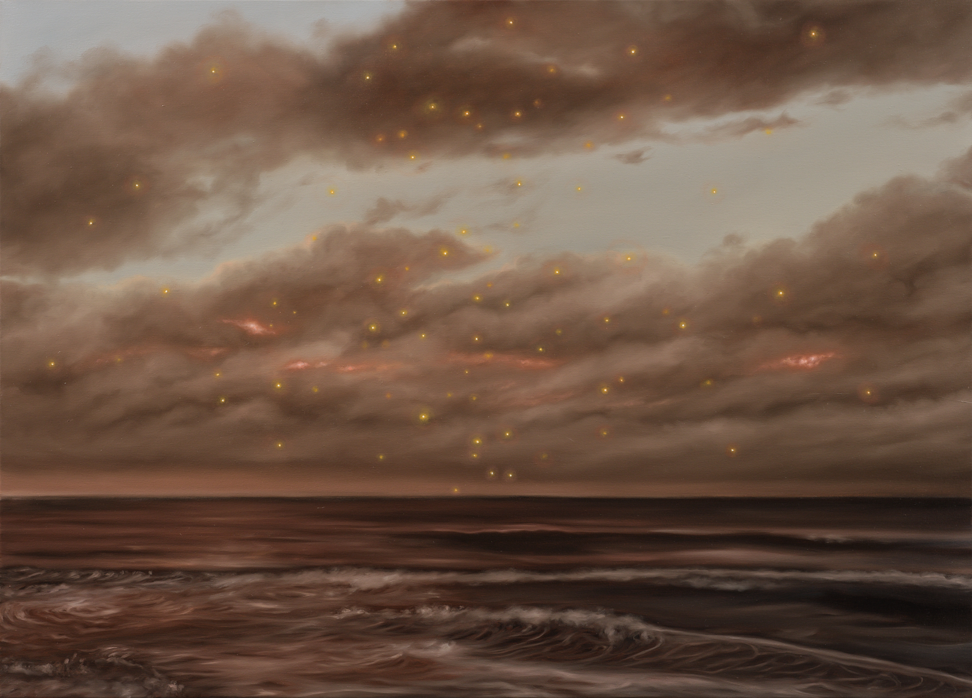 On A Night Like This, Oil on Canvas, 350 x 460mm, 2023