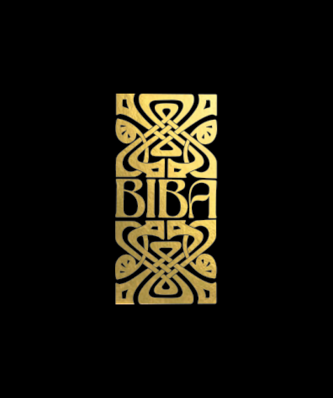 BIBA Retro Art Nouveau Print - Etsy