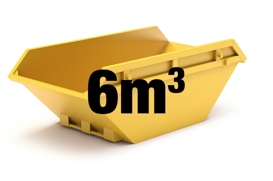 6m3 Inert (sitt: építési, bontási hulladék)