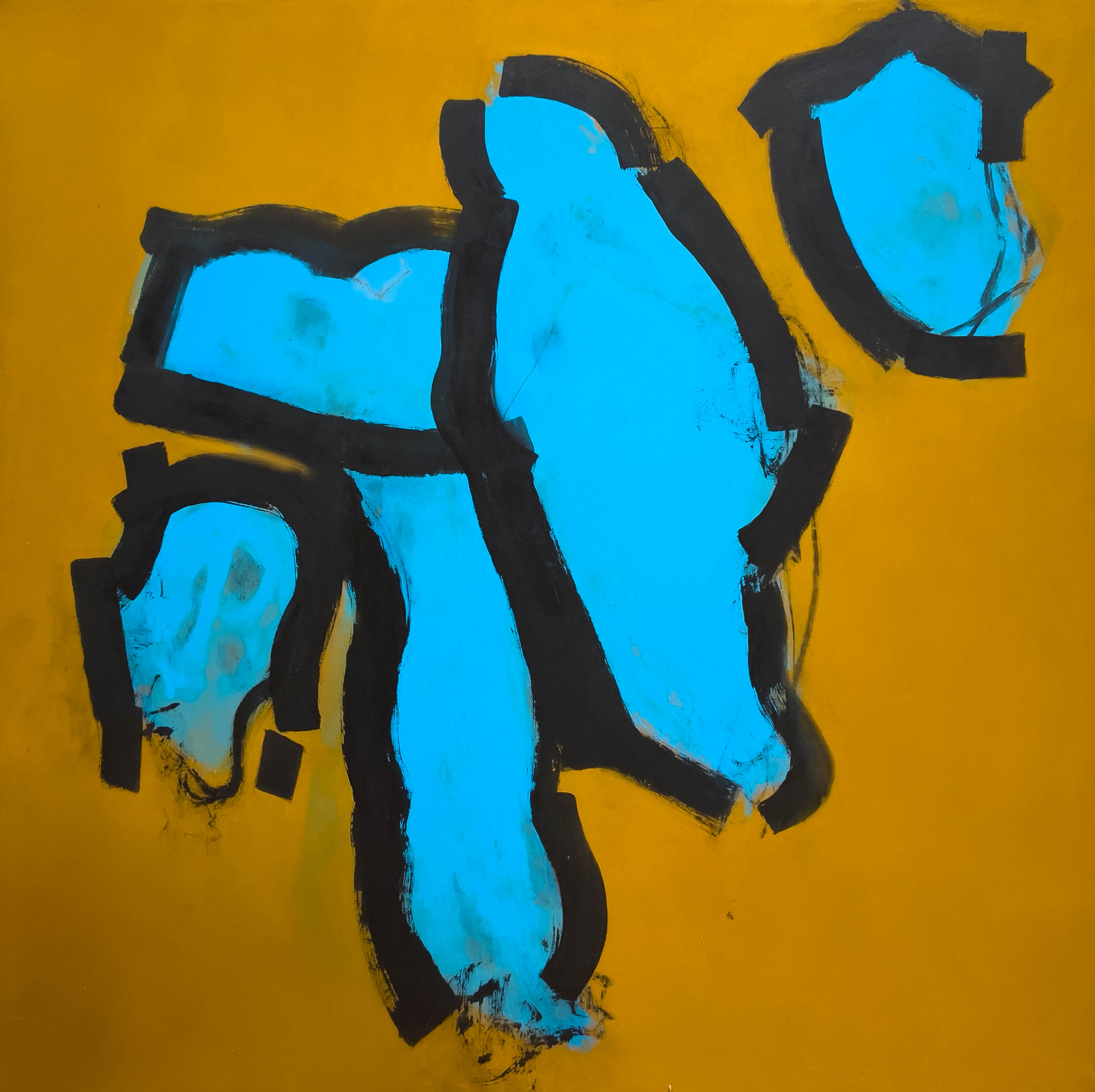 "Imminence #17", 1995, Acrylic on canvas, 78 x 78 inches
