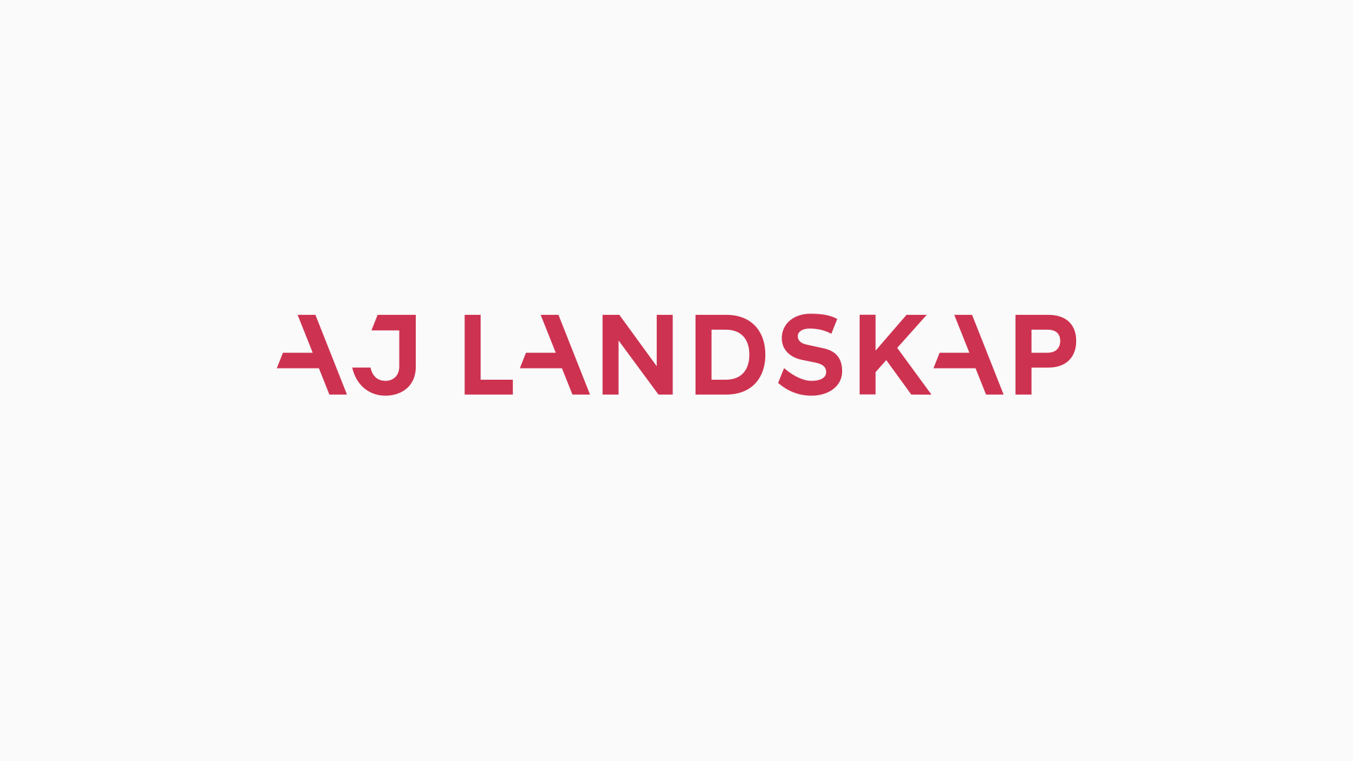 Logo for AJ Landskap, landscape architects