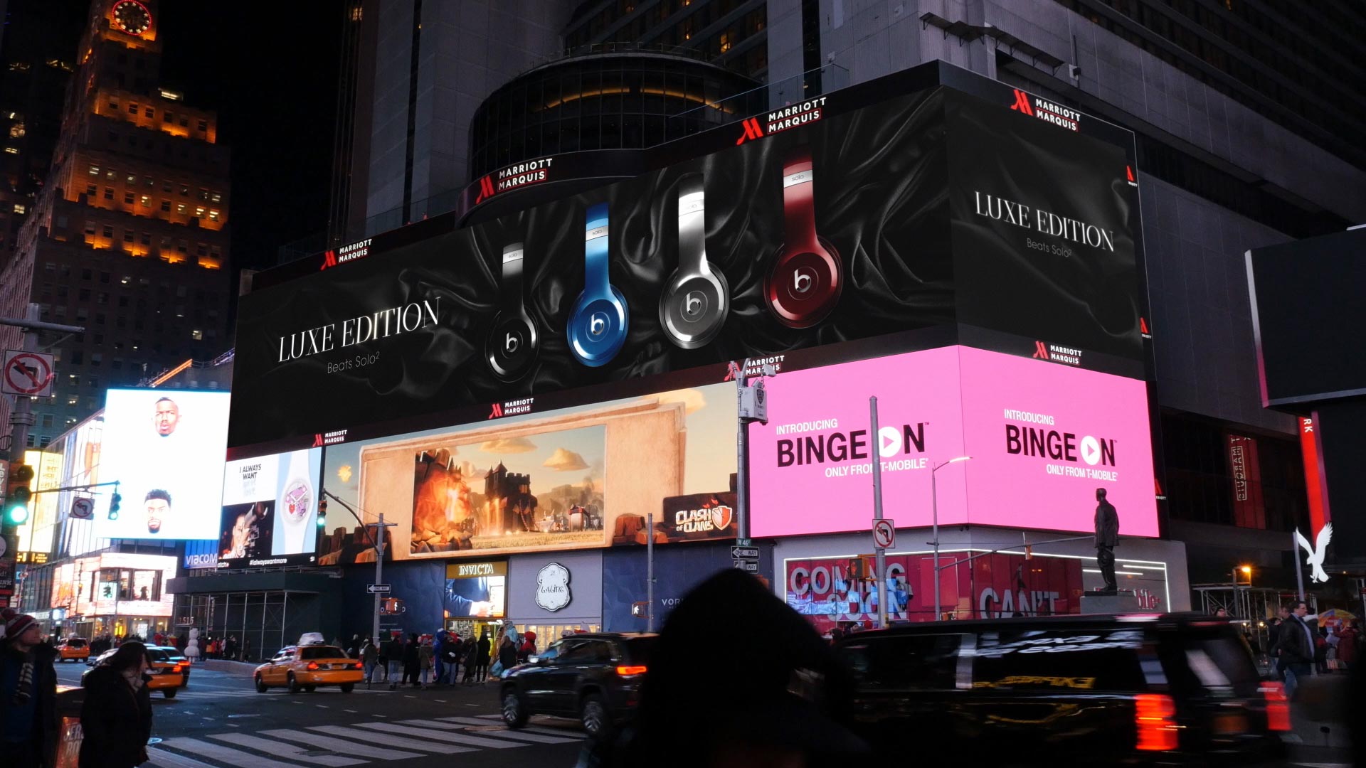 Beats by Dre: Times Square 4K Screen — Alphonse Swinehart