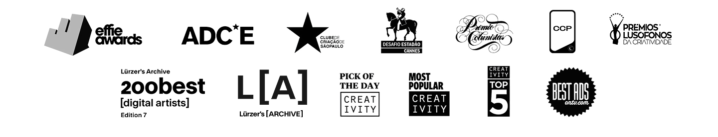awards, effie awards, adce, lurzers archive, 200 best digital artists, ccp, ccsp, best ads, pick of the day, colunistas, paulo mariano, art director, lisbon, portugal, europe, freelance, creative director, portfolio, creative, art, Prizes, recognition, award, Paulo, Mariano