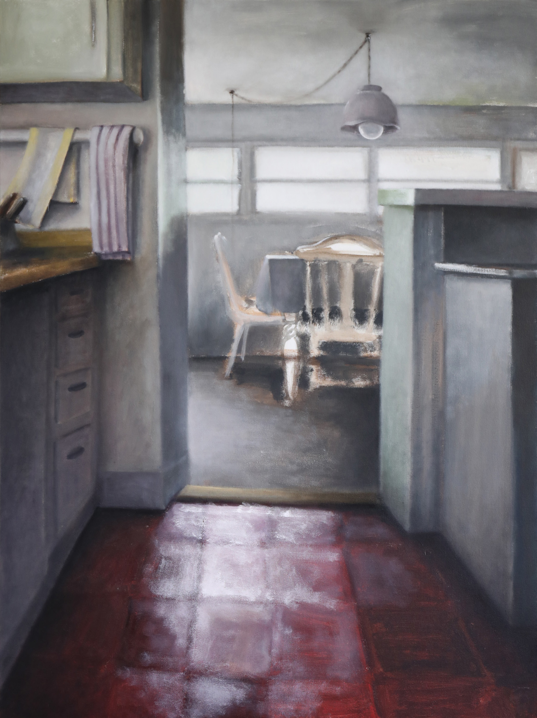 Into Light (The May Long), 2017, oil on canvas, 48x36in.