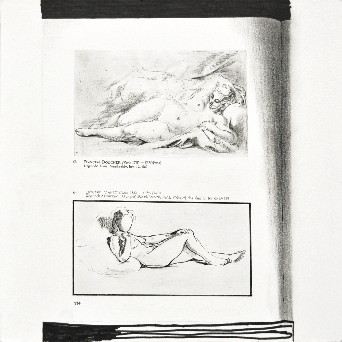 untitled, pencil and pigmentliner on cardboard, 30 x 30 cm, 2015